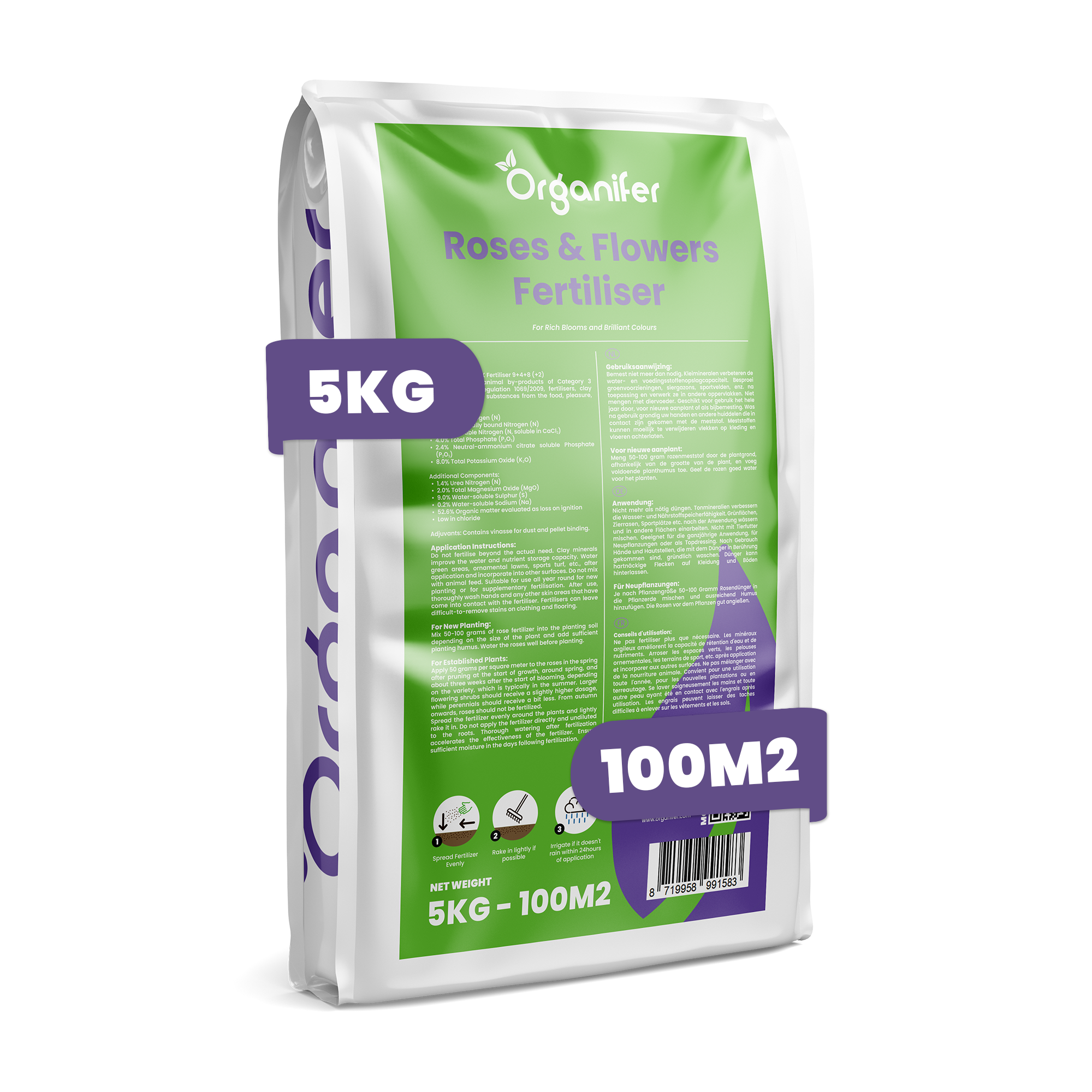 Roses & Flowers Fertiliser 5 kg