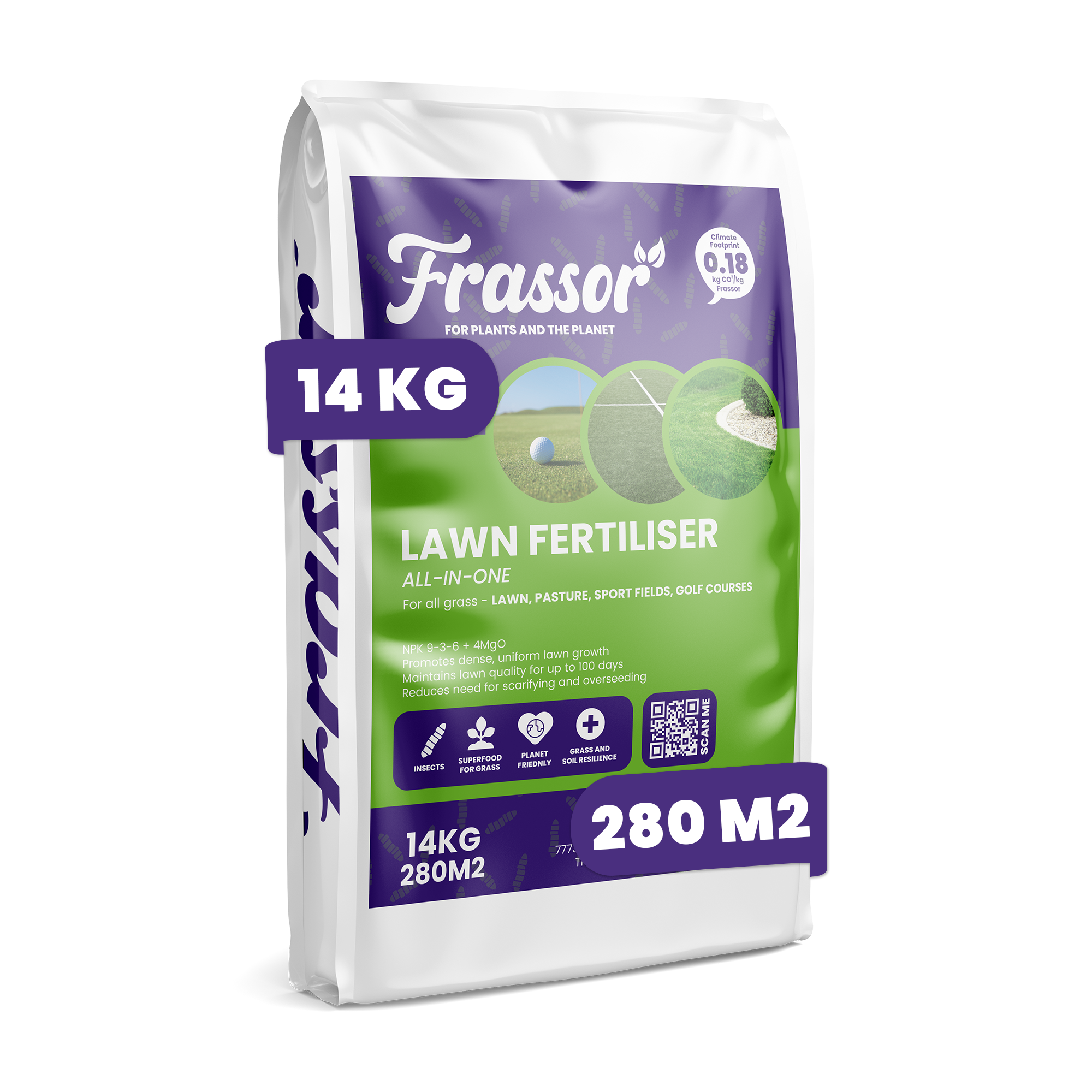 8719958001282 Lawn Fertiliser All-In-One 14kg labels