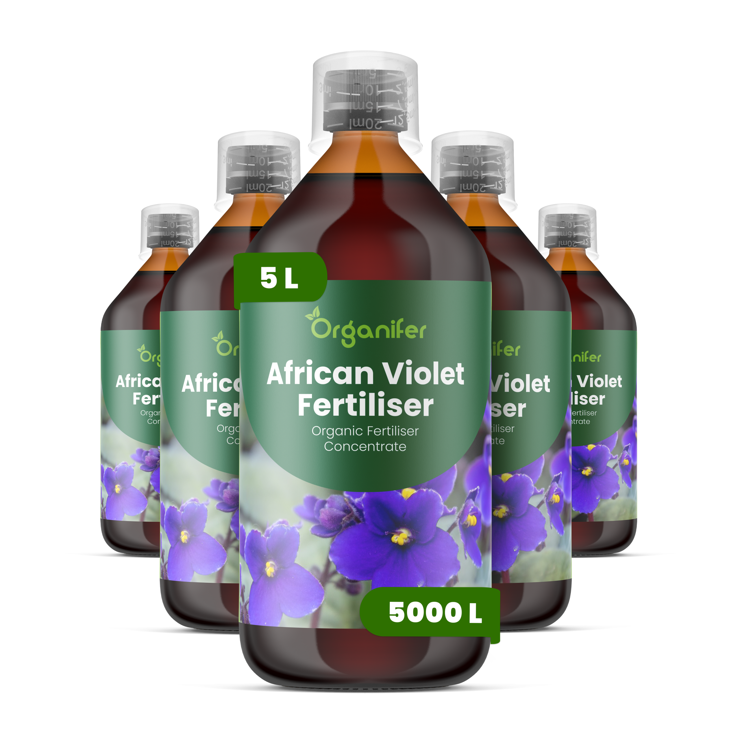 5L African Violet labels