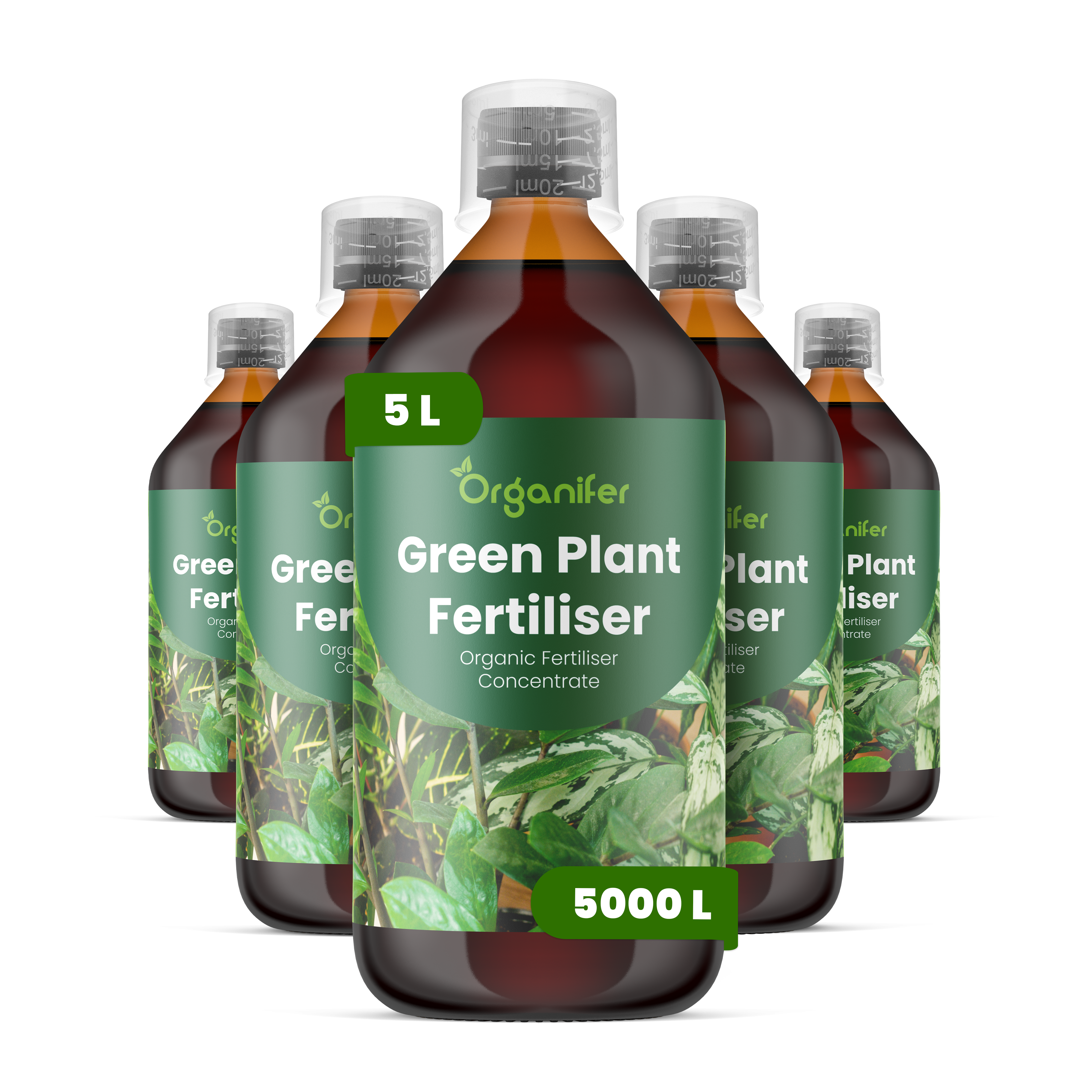 Groene plant vloeibare meststof - Set 5x1 liter
