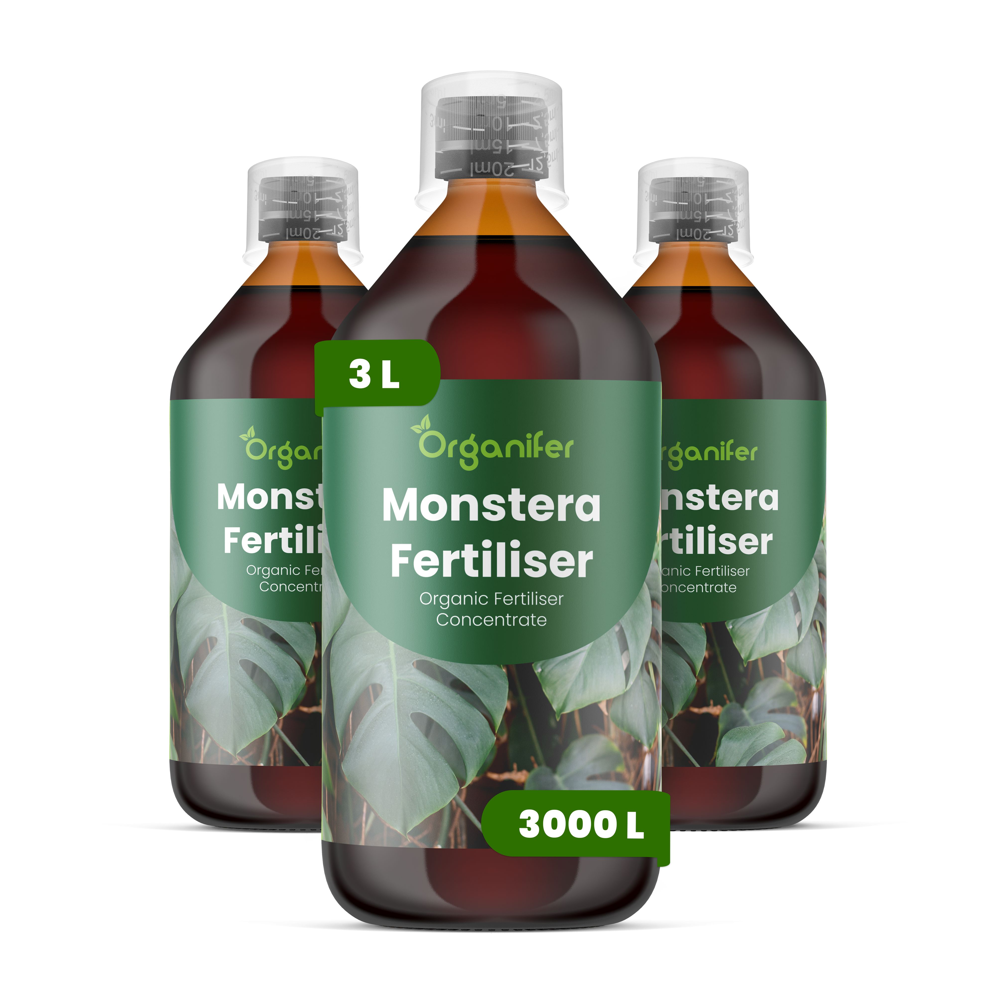 skystos Monstera trąšos - Rinkinys 3x1 litras