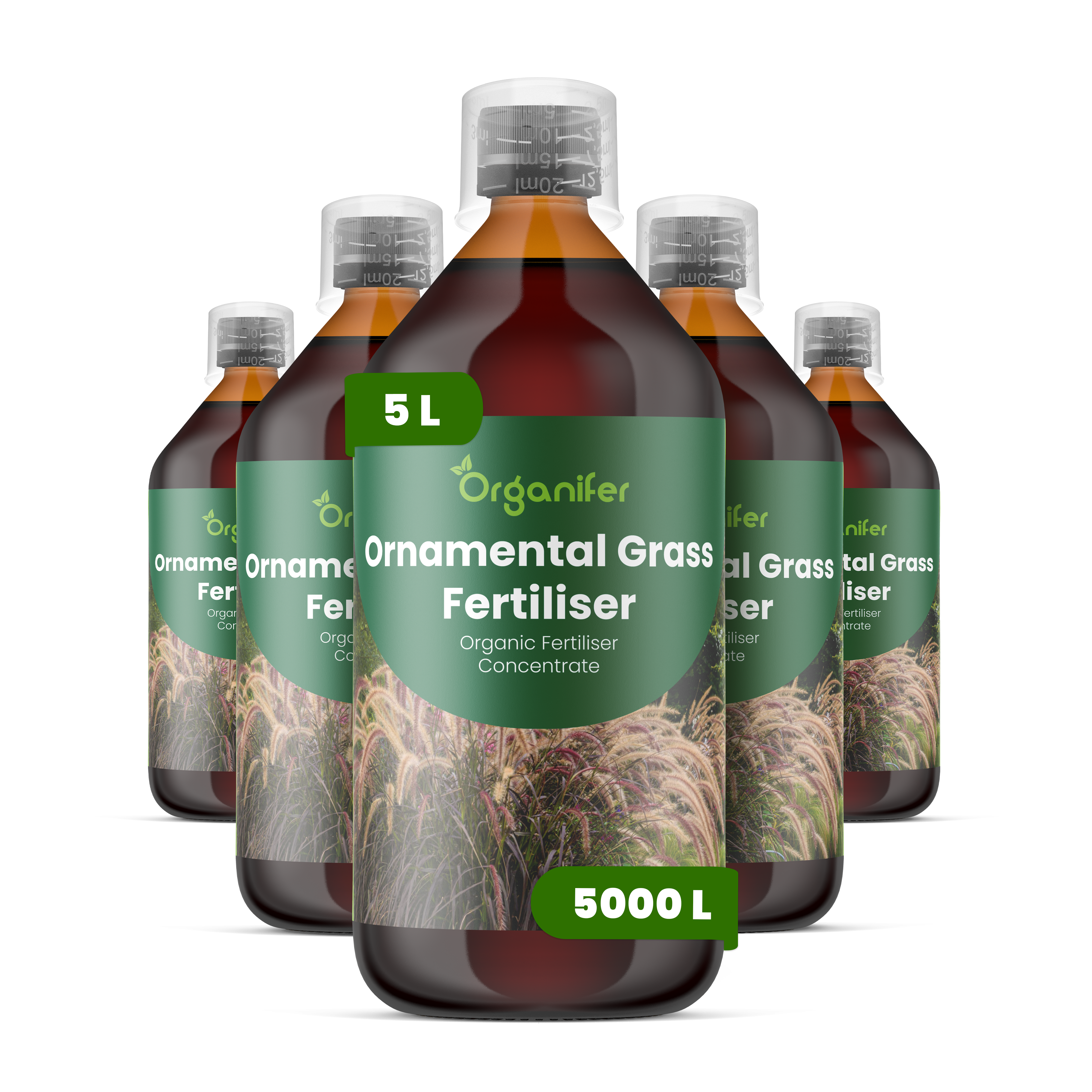 Fertilizzante liquido per Graminacee ornamentali - Set 5x1 litro