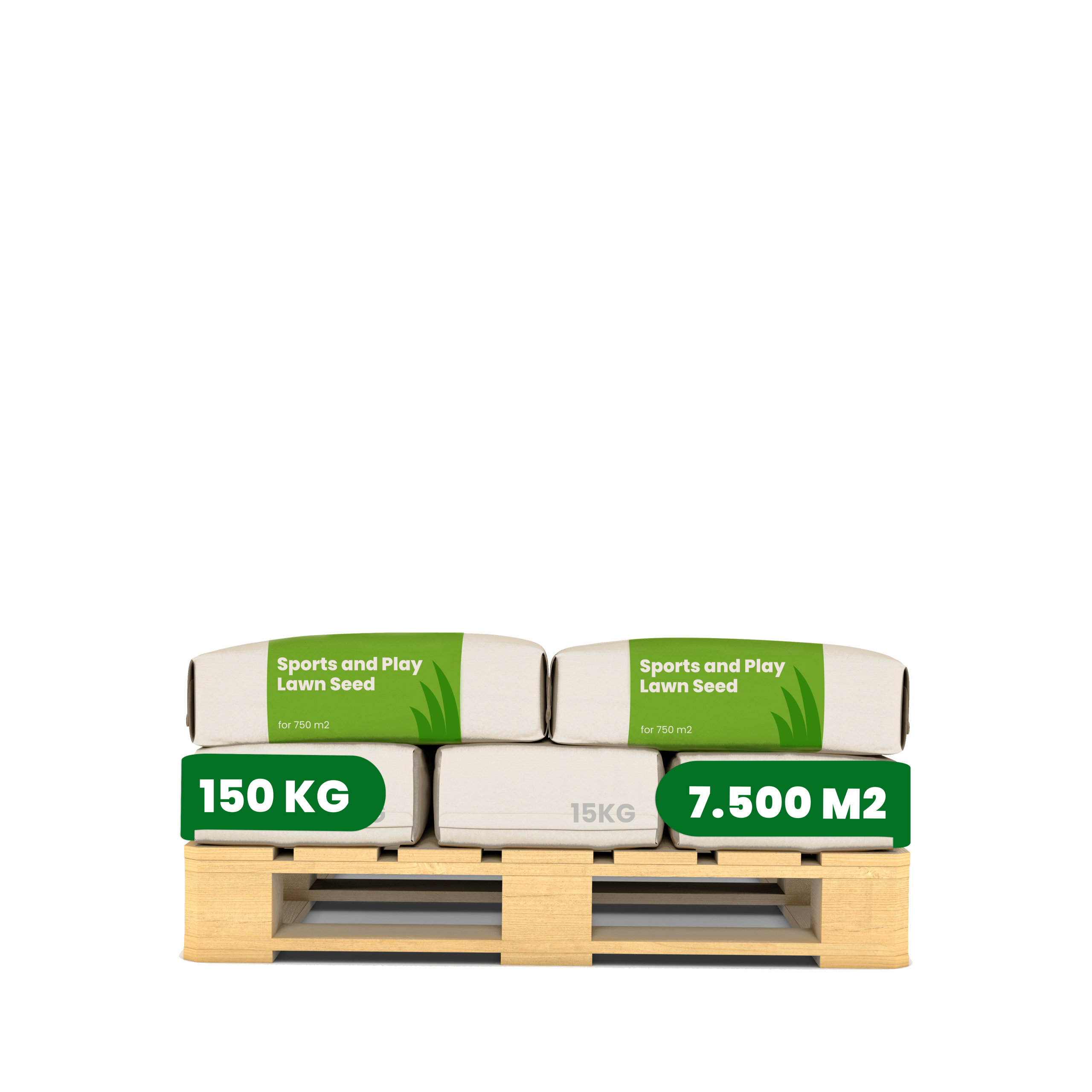 8719958990876 Sports and Play Lawn Seed (10x = 150 kg voor 7500 m2) labels