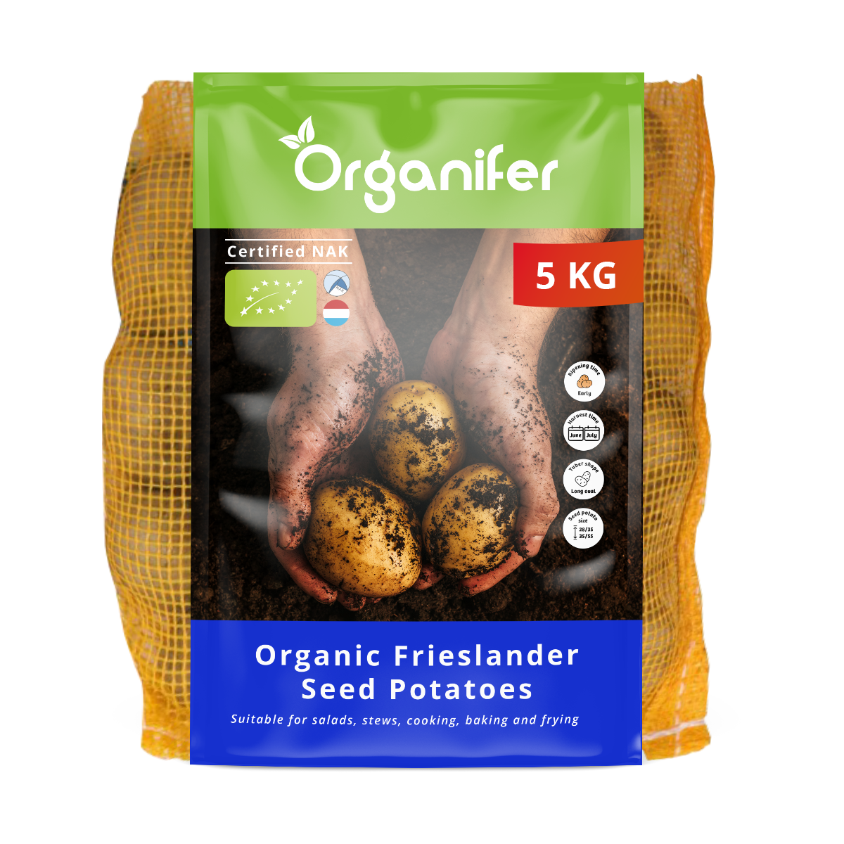 8719958992030 BIO Pootaardappelen Frieslander A 28:35 (5 kg)