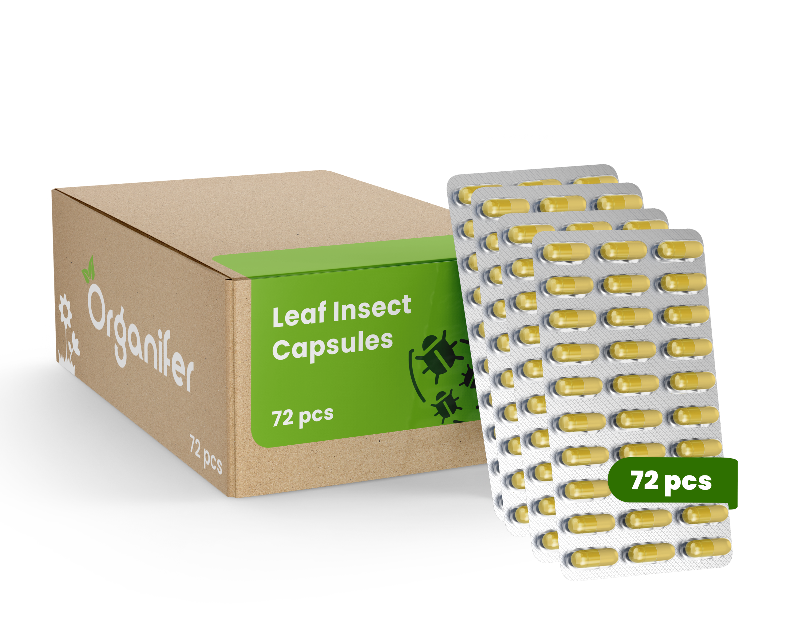 8719958997448 Leaf Insect Capsules - 72 pack labels