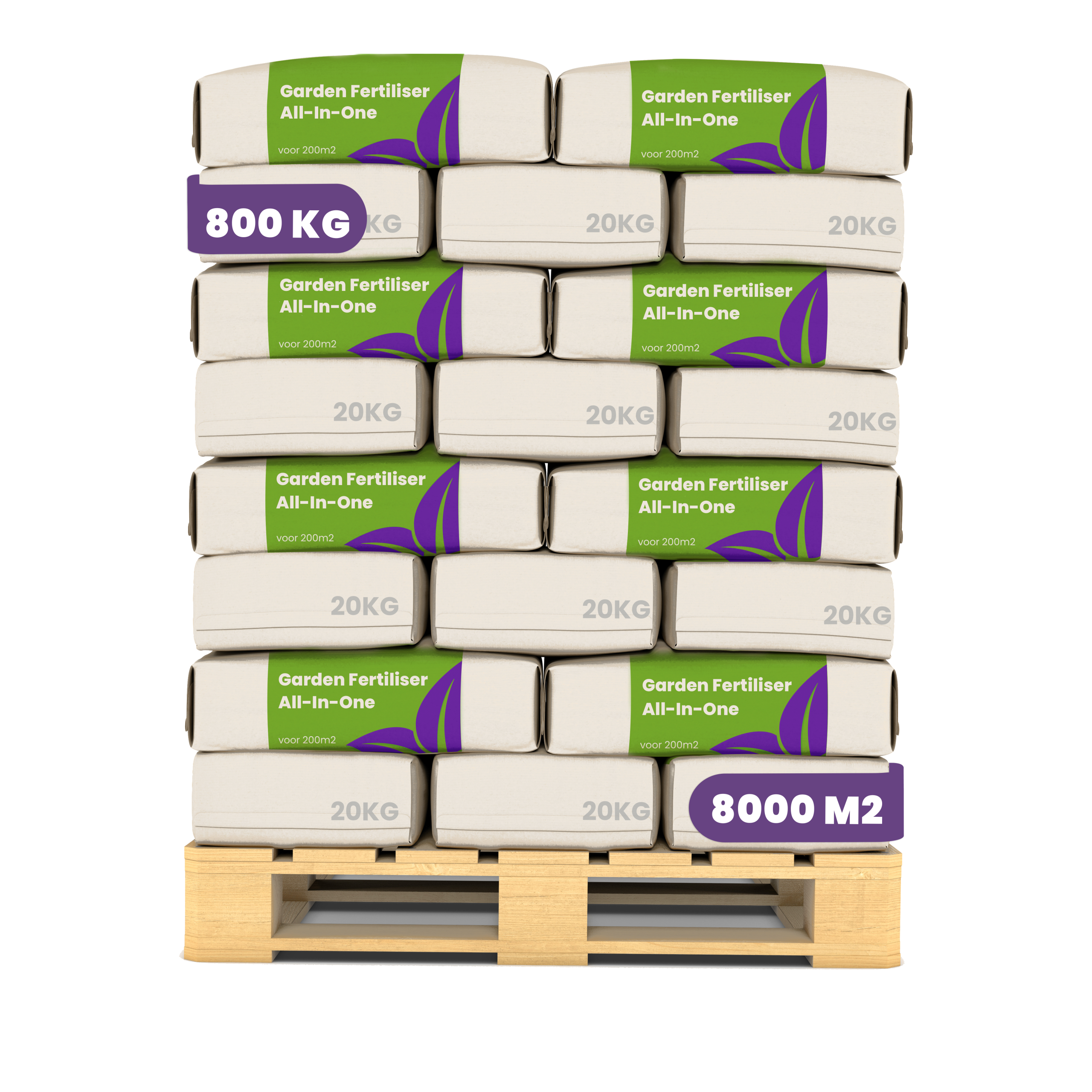 8719958999534_Garden_Fertiliser_All-In-One_40_zakken_8_lagen labels