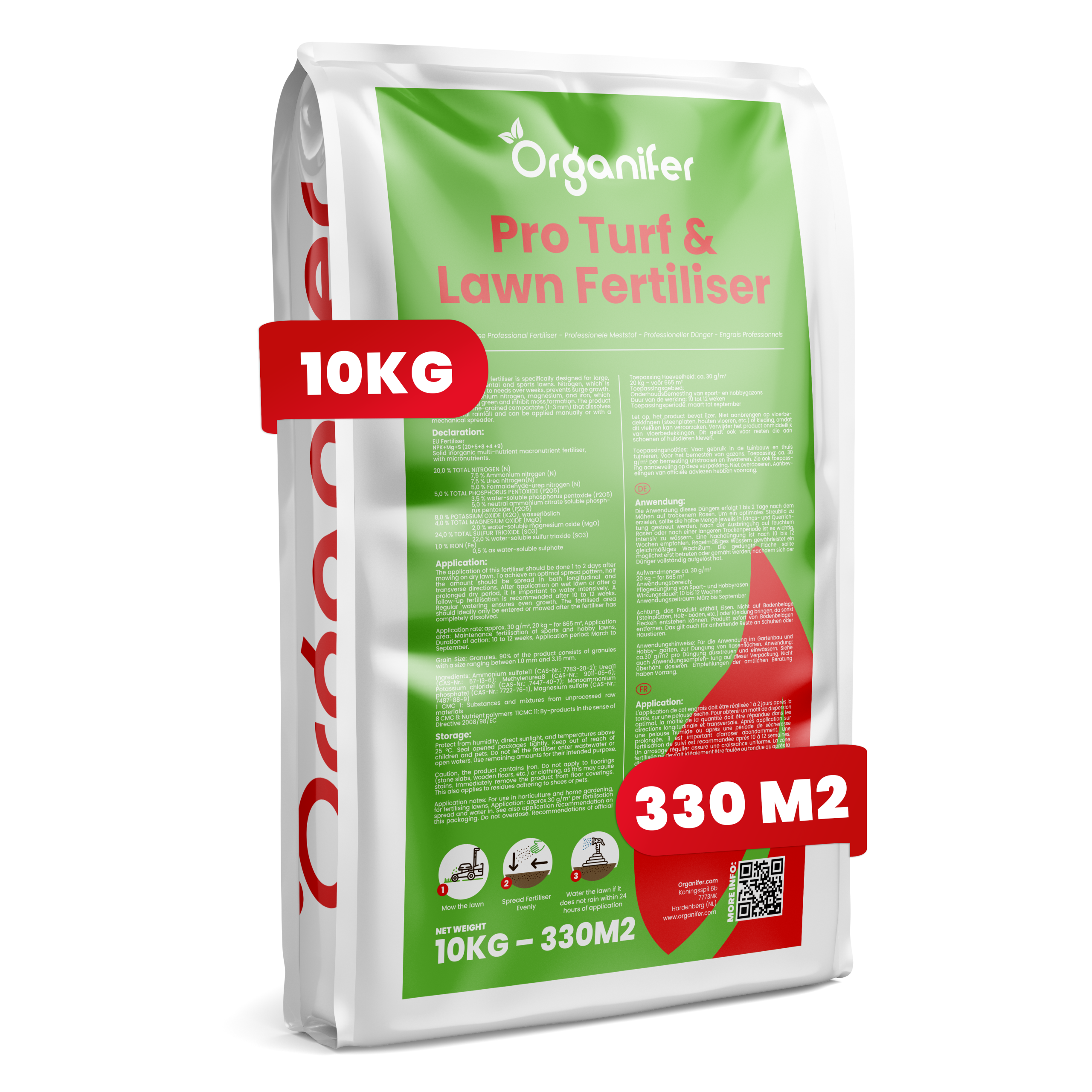 Pro Turf & Lawn Fertiliser 8719958990913 labels