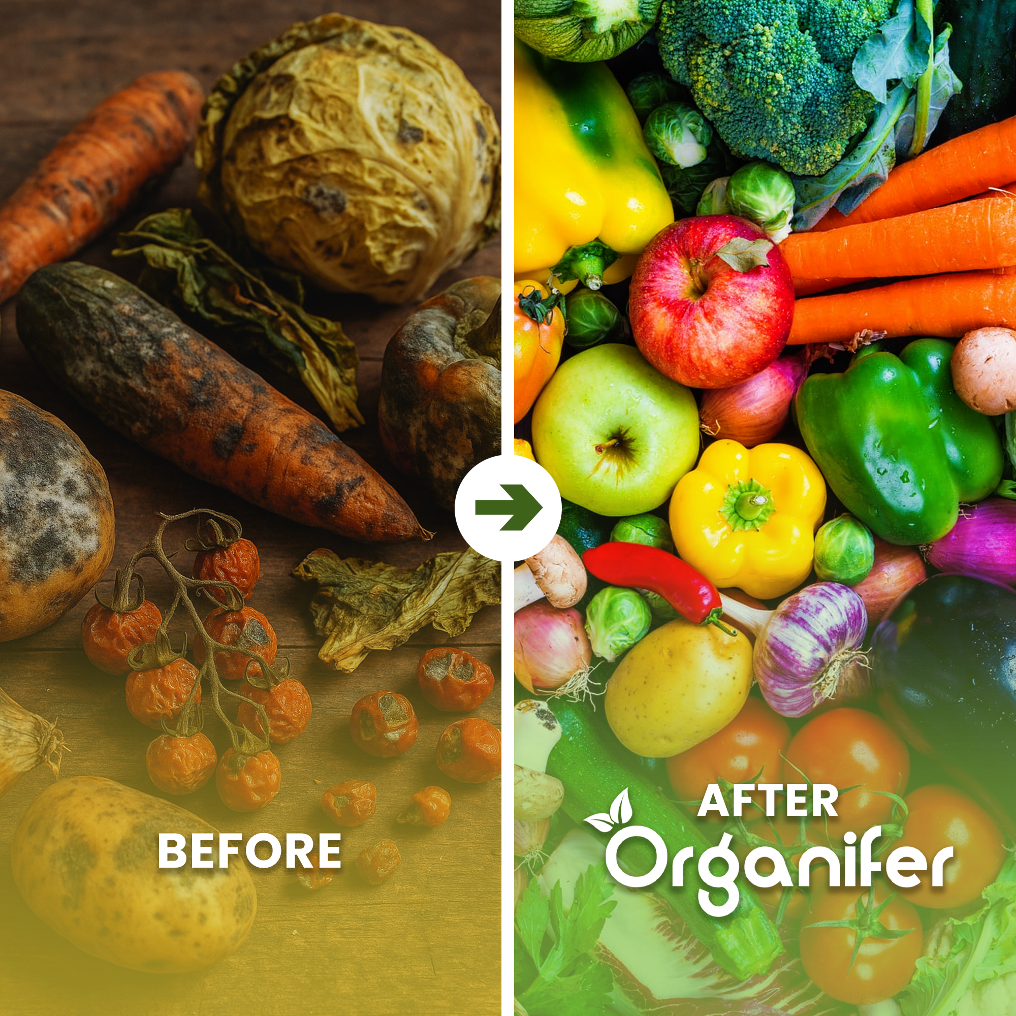 Organic Vegetable Seeds Before - after