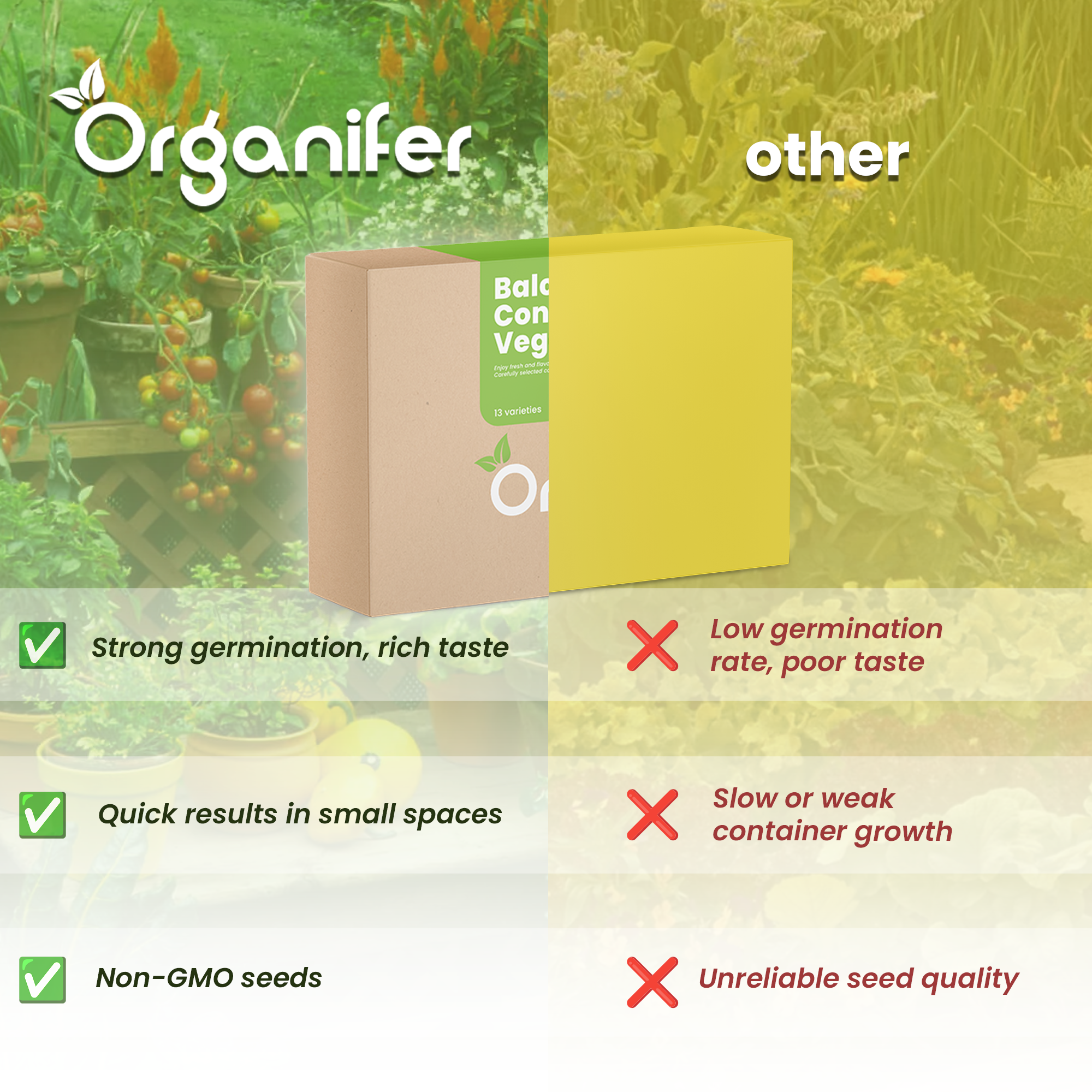 Balcony and Planter – comparison