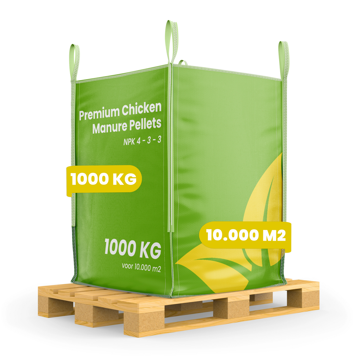 8719958997677_Chicken Manure Pellets (Big Bag = 1000 kg - for 10.000 m2) Labels