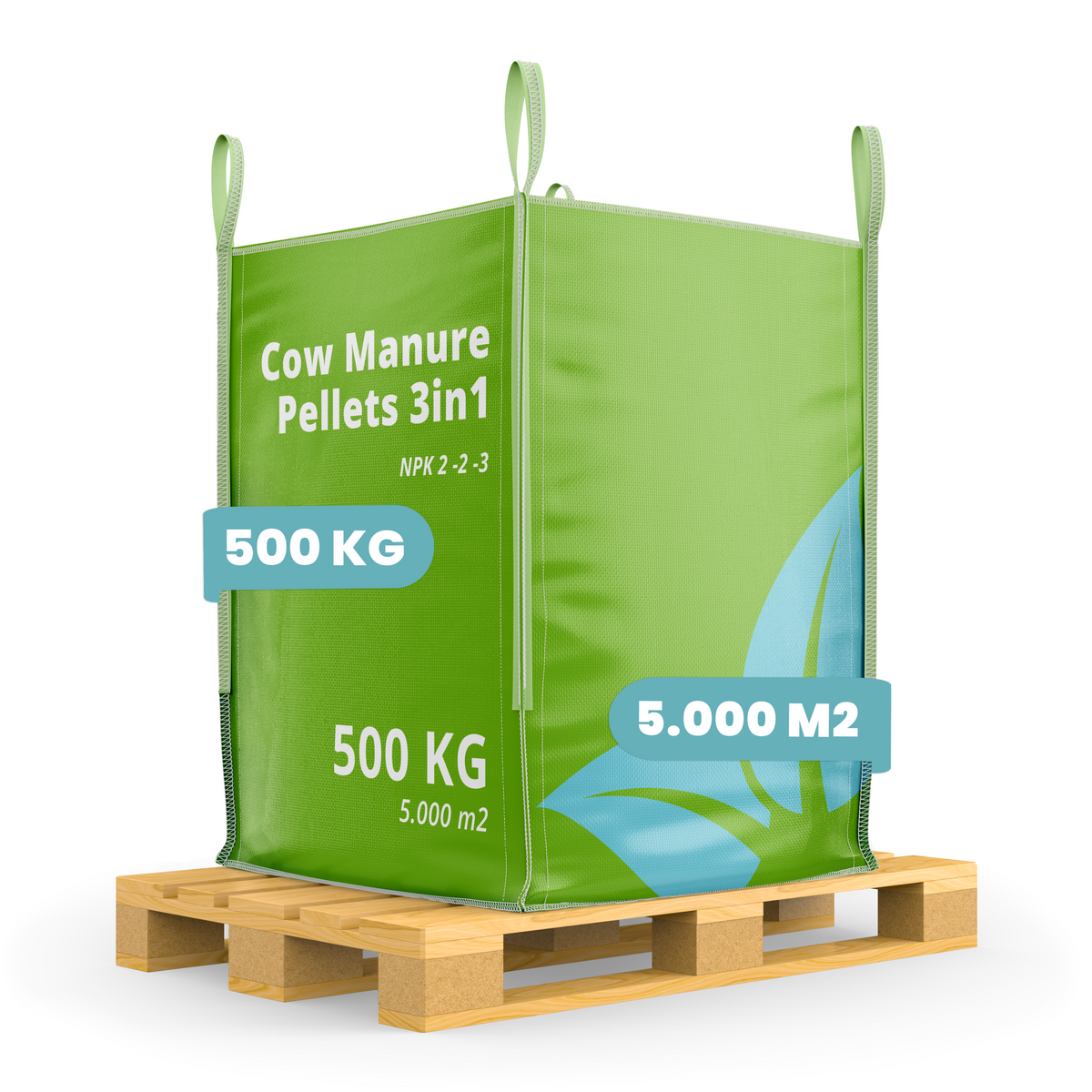 8719958213869 Cow Manure Pellets 3in1 (Big Bag 500 kg - for 5.000 m2) Labels