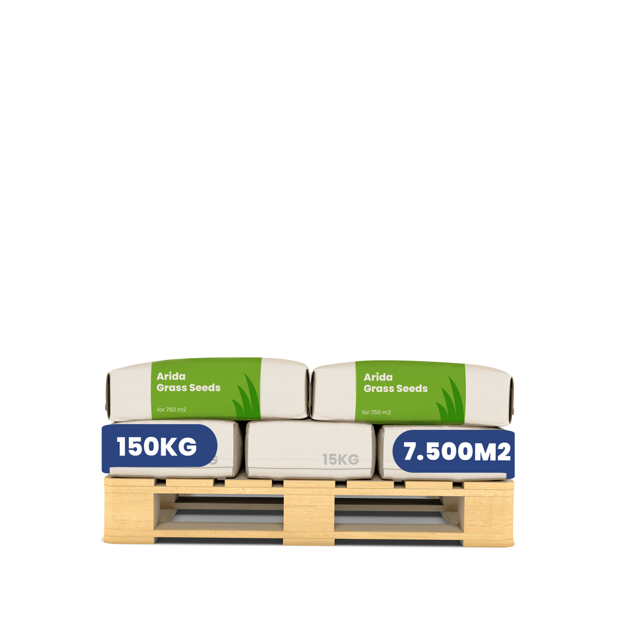 Arida Drought Resistant Lawn 150 kg labels