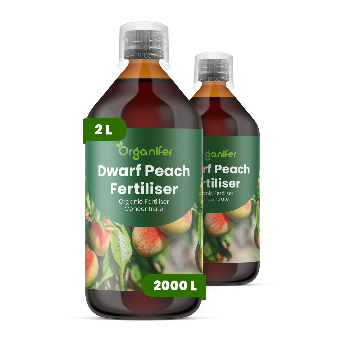 Organifer Dwarf Peach Liquid Fertiliser - 2x1 liter 8719958005884 1