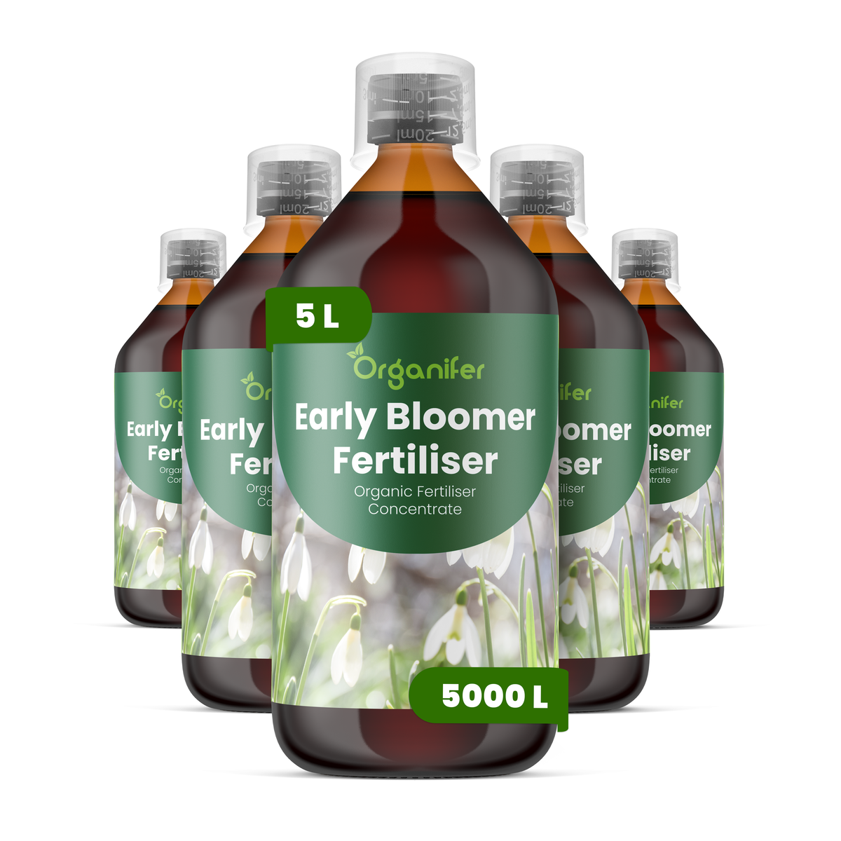 Organifer Early Blooming Plants Liquid Fertiliser - 5x1 liter 8719958005914 1