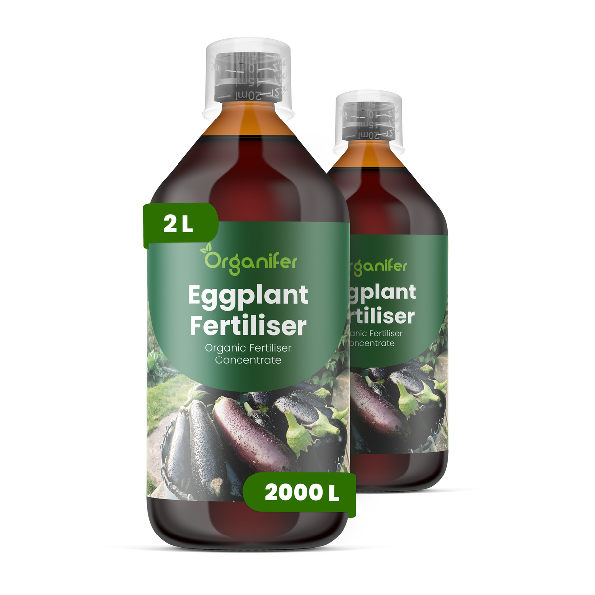 Organifer Eggplant Liquid Fertiliser - 2x1 liter 8719958005969 1