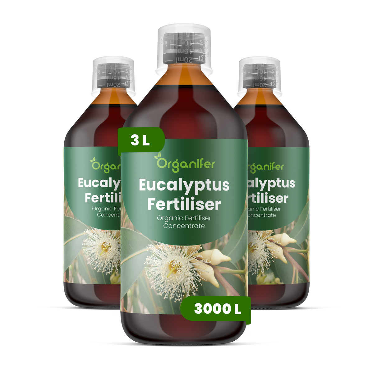Organifer Eucalyptus Liquid Fertiliser - 3x1 liter 8719958006058 1