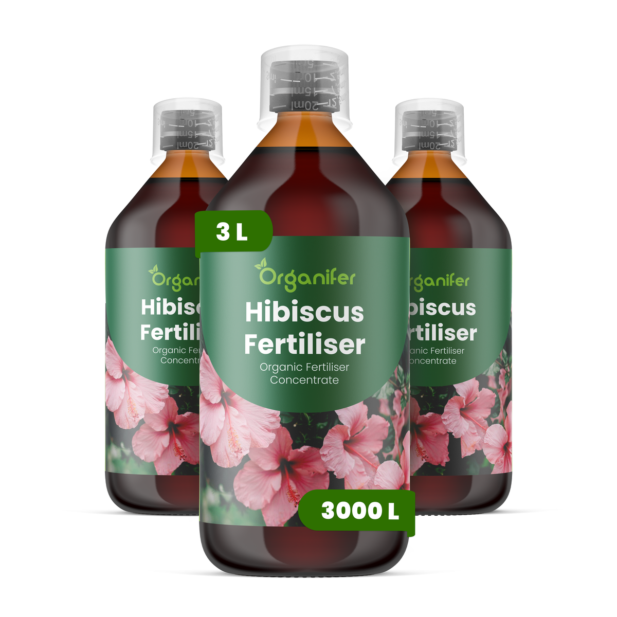 Organifer Garden Hibiscus Liquid Fertiliser - Set 3x1 liter 8719958007017 1