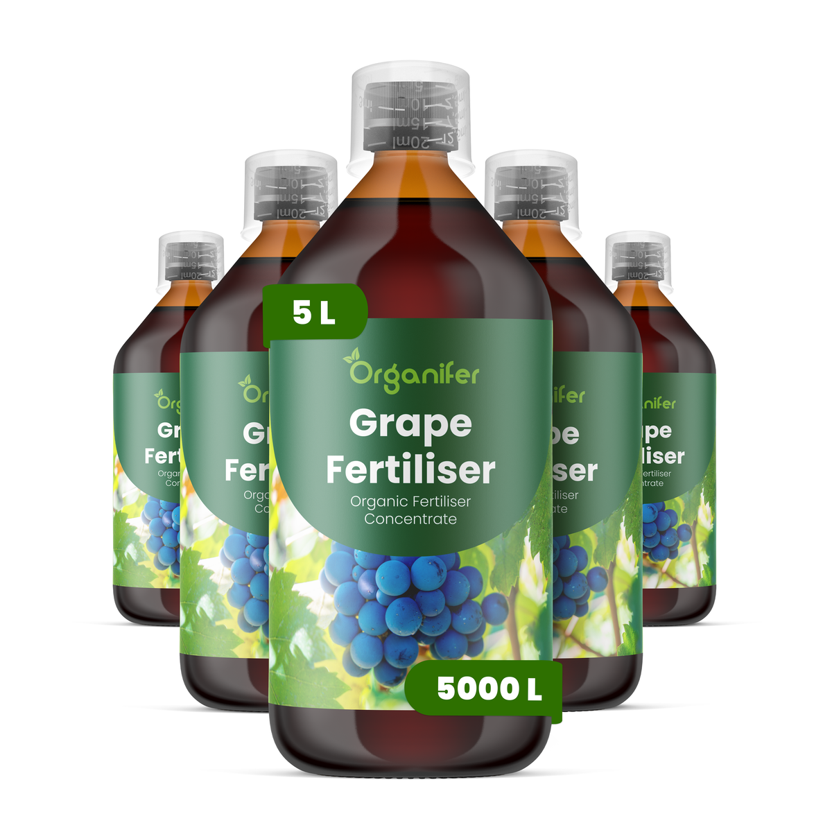 Organifer Grape Liquid Fertiliser - Set 5x1 liter 8719958006713 1