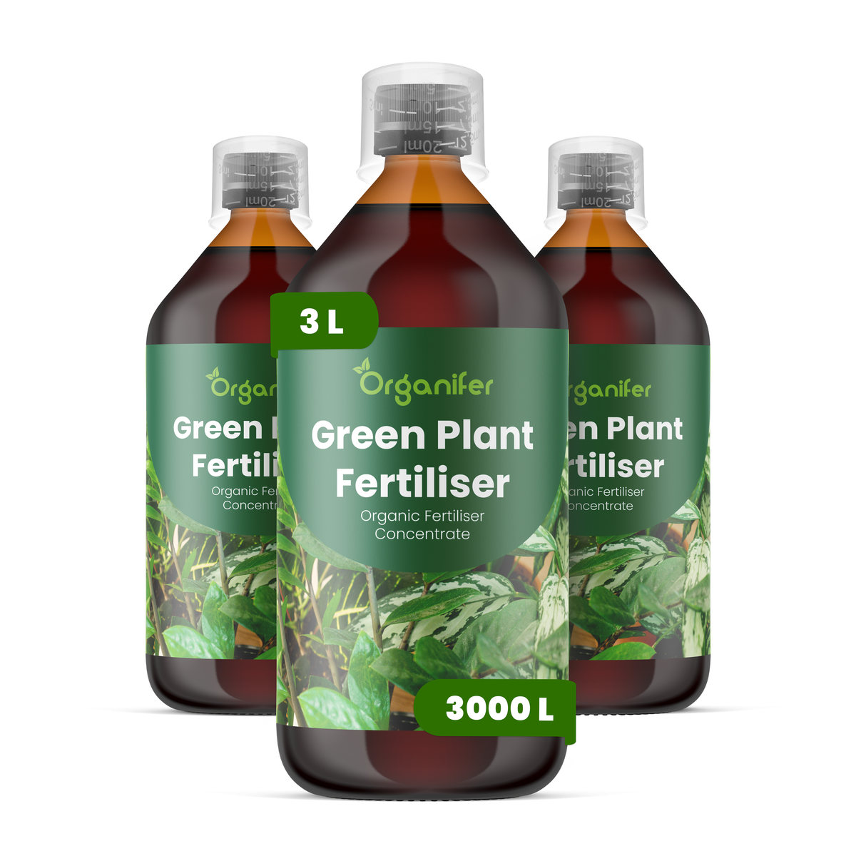 Organifer Green Plant Liquid Fertiliser - Set 3x1 liter 8719958006850 1