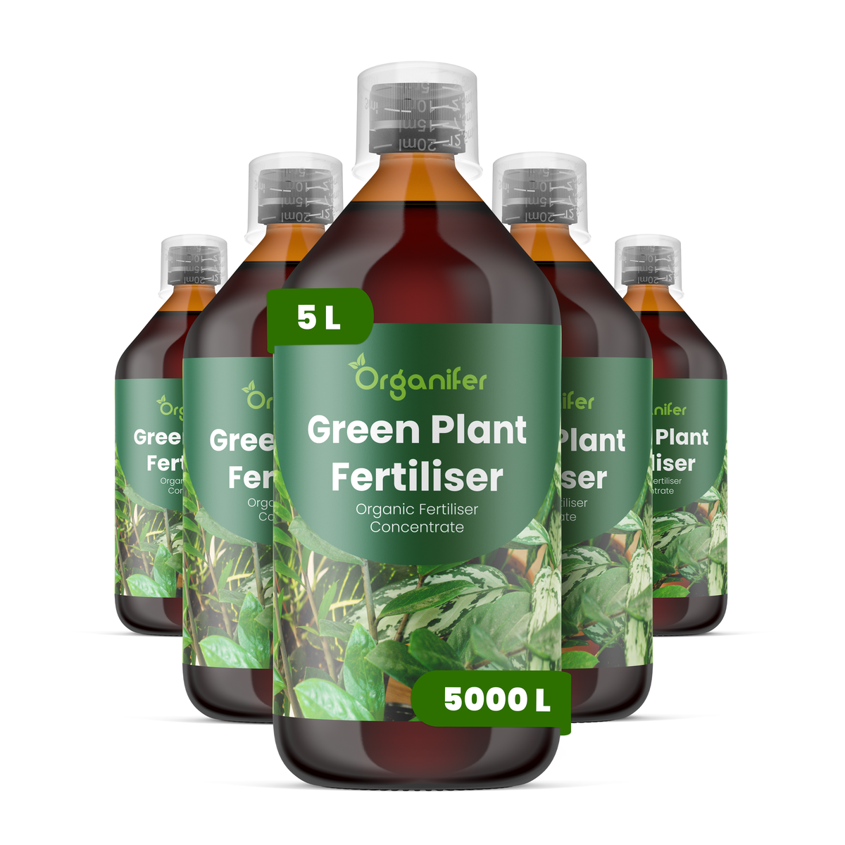 Organifer Green Plant Liquid Fertiliser - Set 5x1 liter 8719958006836 1