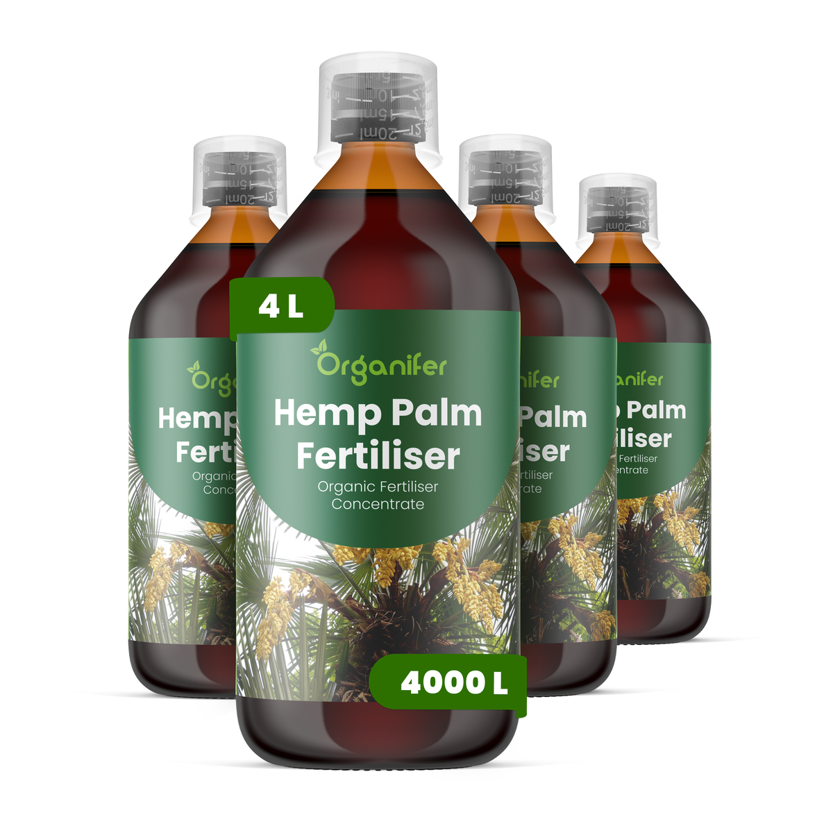 Organifer Hemp Palm Liquid Fertiliser - Set 4x1 liter 8719958006942 1