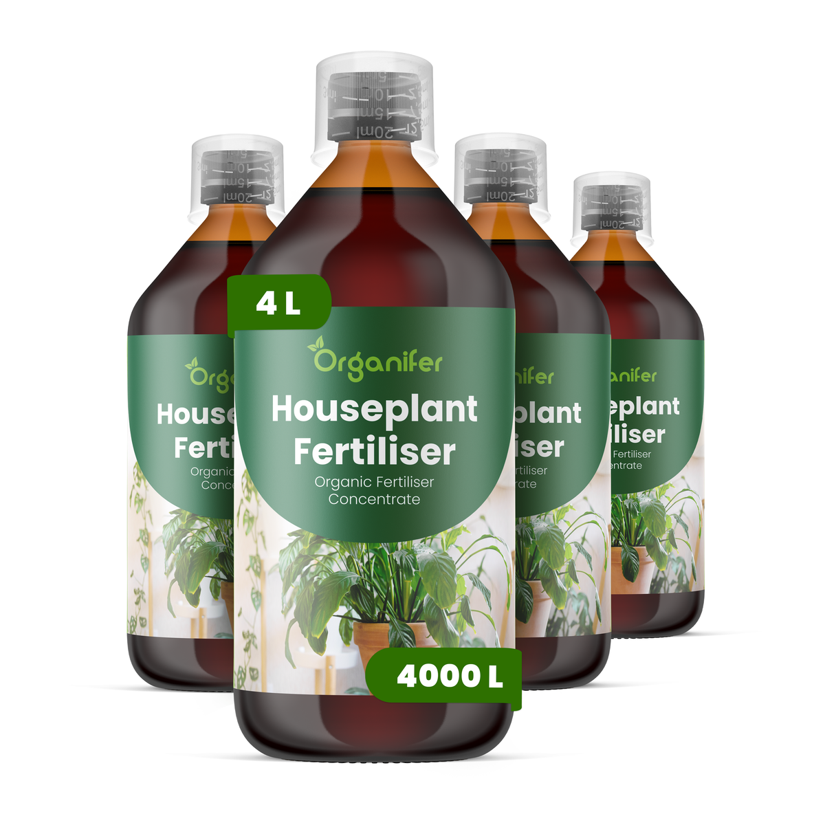 Organifer Houseplant Liquid Fertiliser - Set 4x1 liter 8719958007062 1