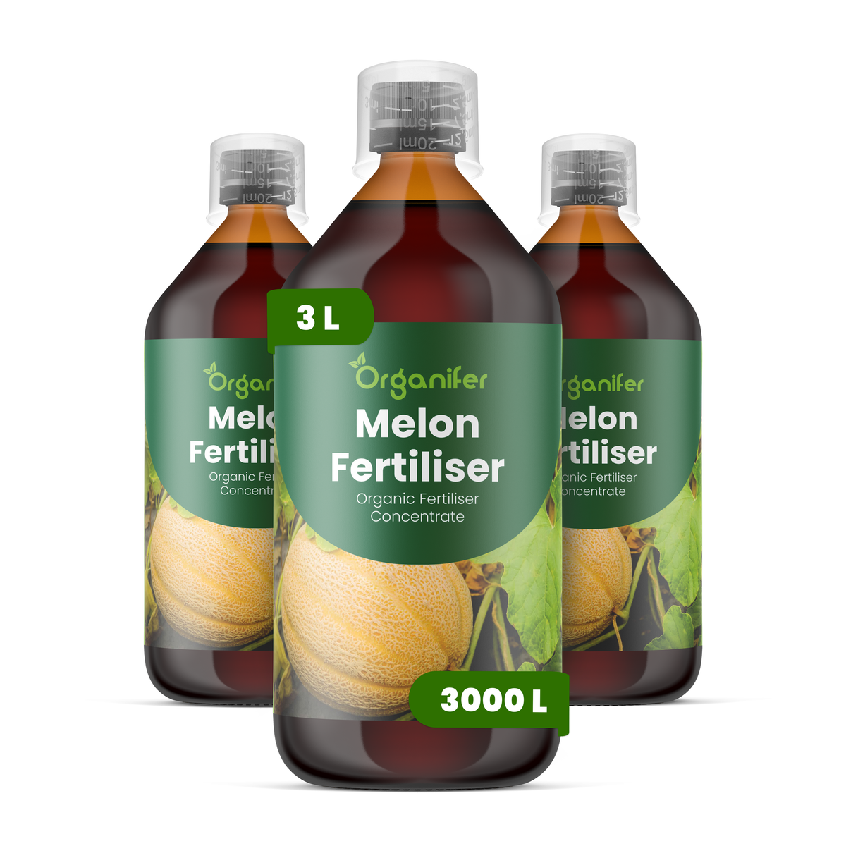 Organifer Melon Liquid Fertiliser - Set 3x1 liter 8719958008137 1
