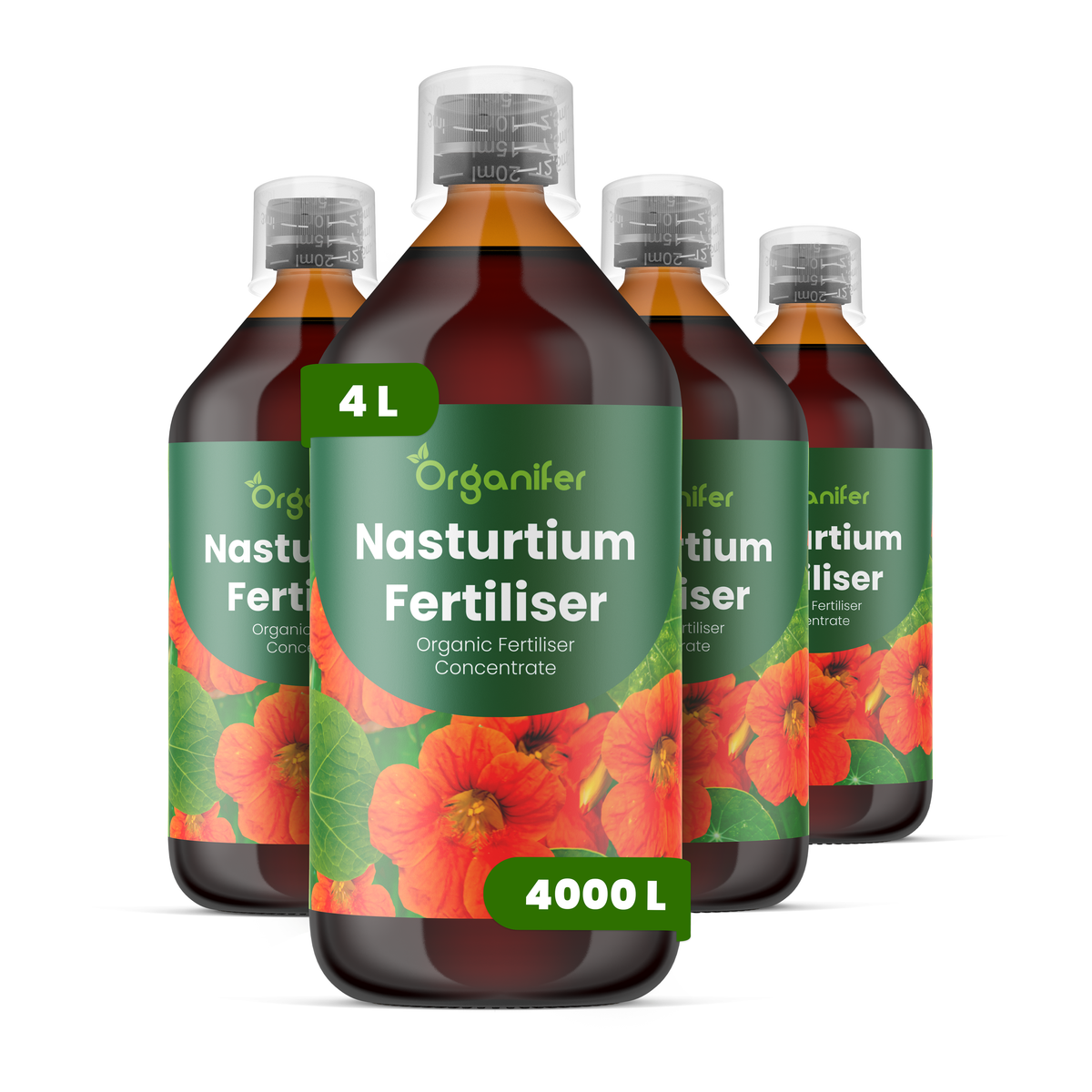 Organifer Nasturtium Liquid Fertiliser - Set 4x1 liter 8719958008427 1