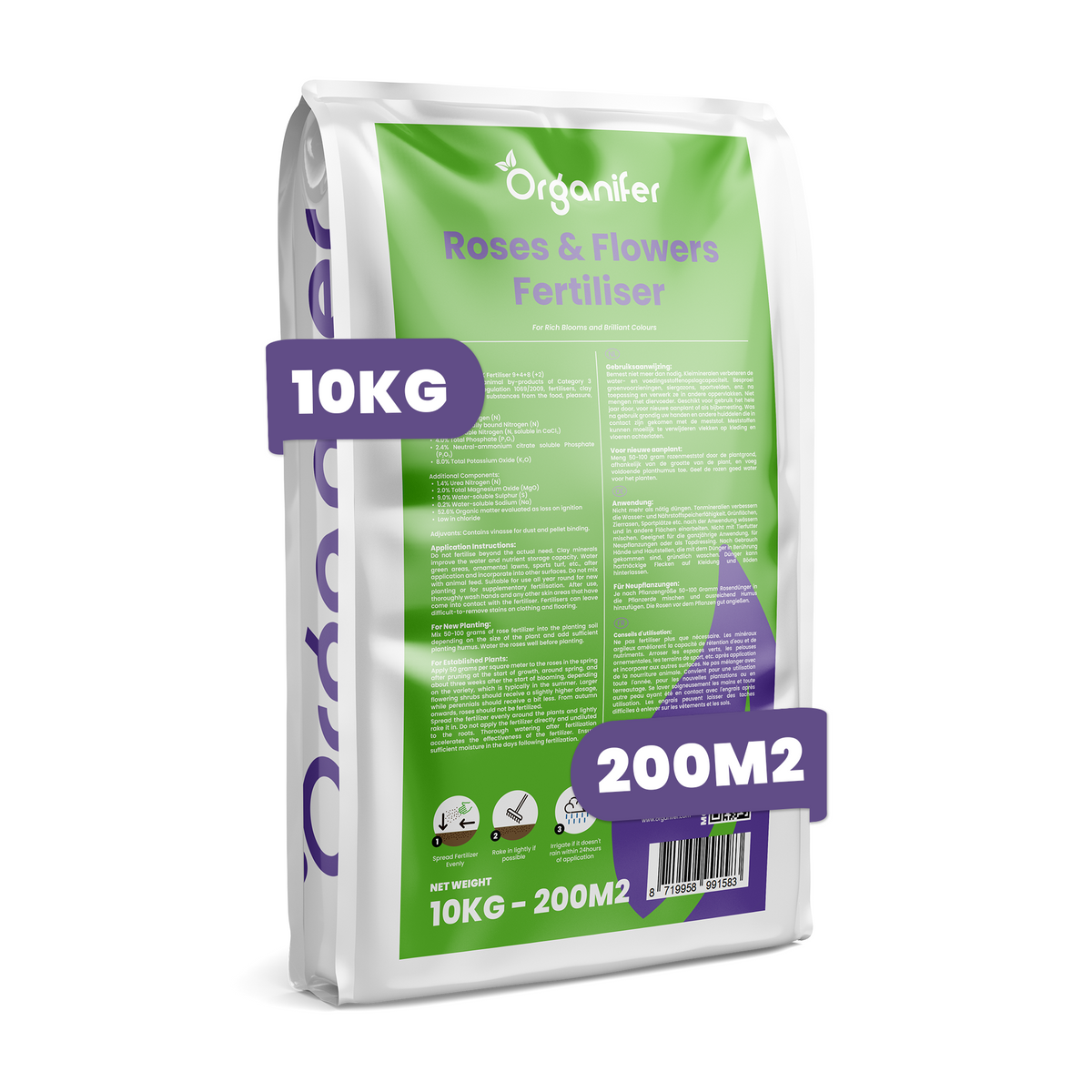 Roses & Flowers Fertiliser 10 kg