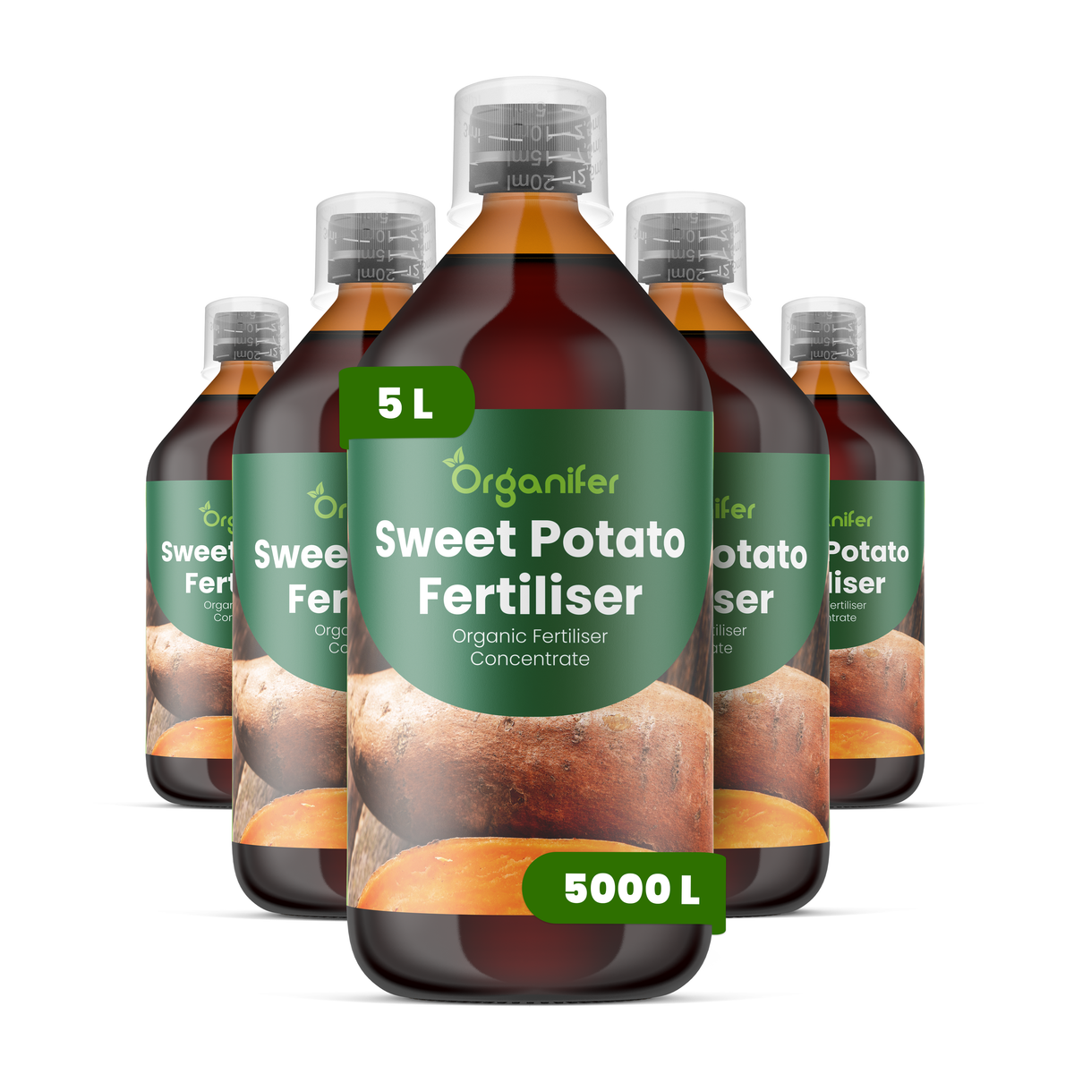 Organifer Sweet Potato Liquid Fertiliser - Set 5x1 liter 8719958010192 1