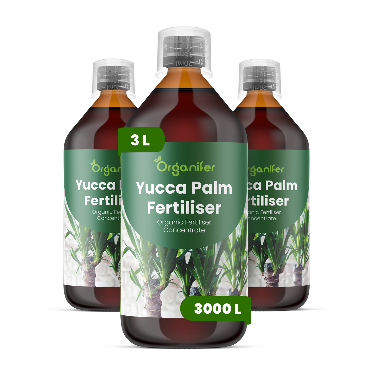 Organifer Yucca Palm Liquid Fertiliser - Set 3x1 liter 8719958010819 1