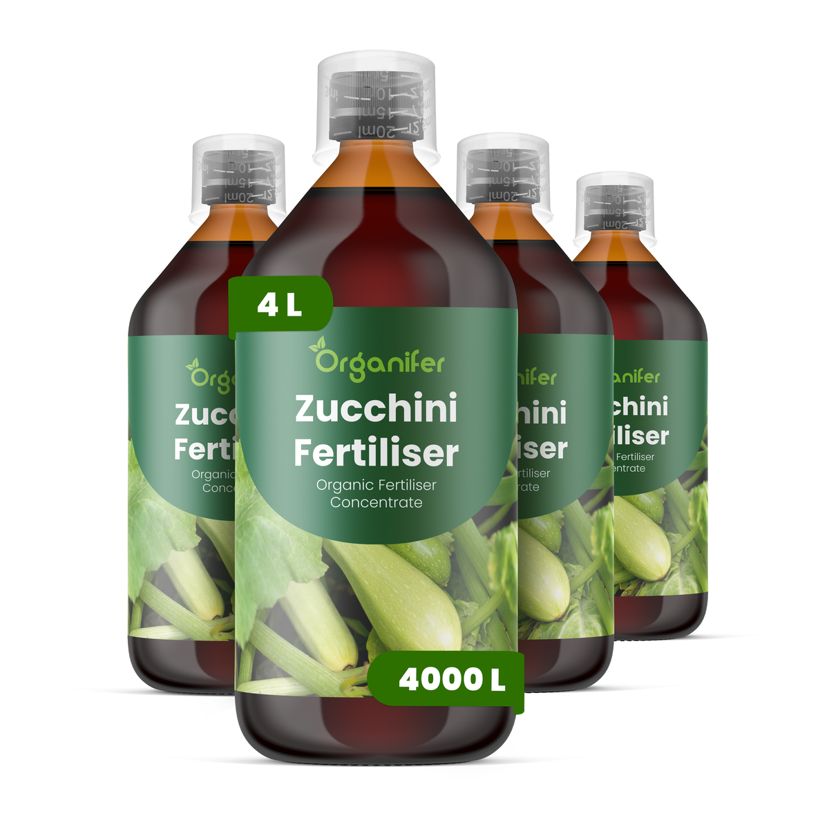 Organifer Zucchini Liquid Fertiliser - Set 4x1 liter 8719958010901 1
