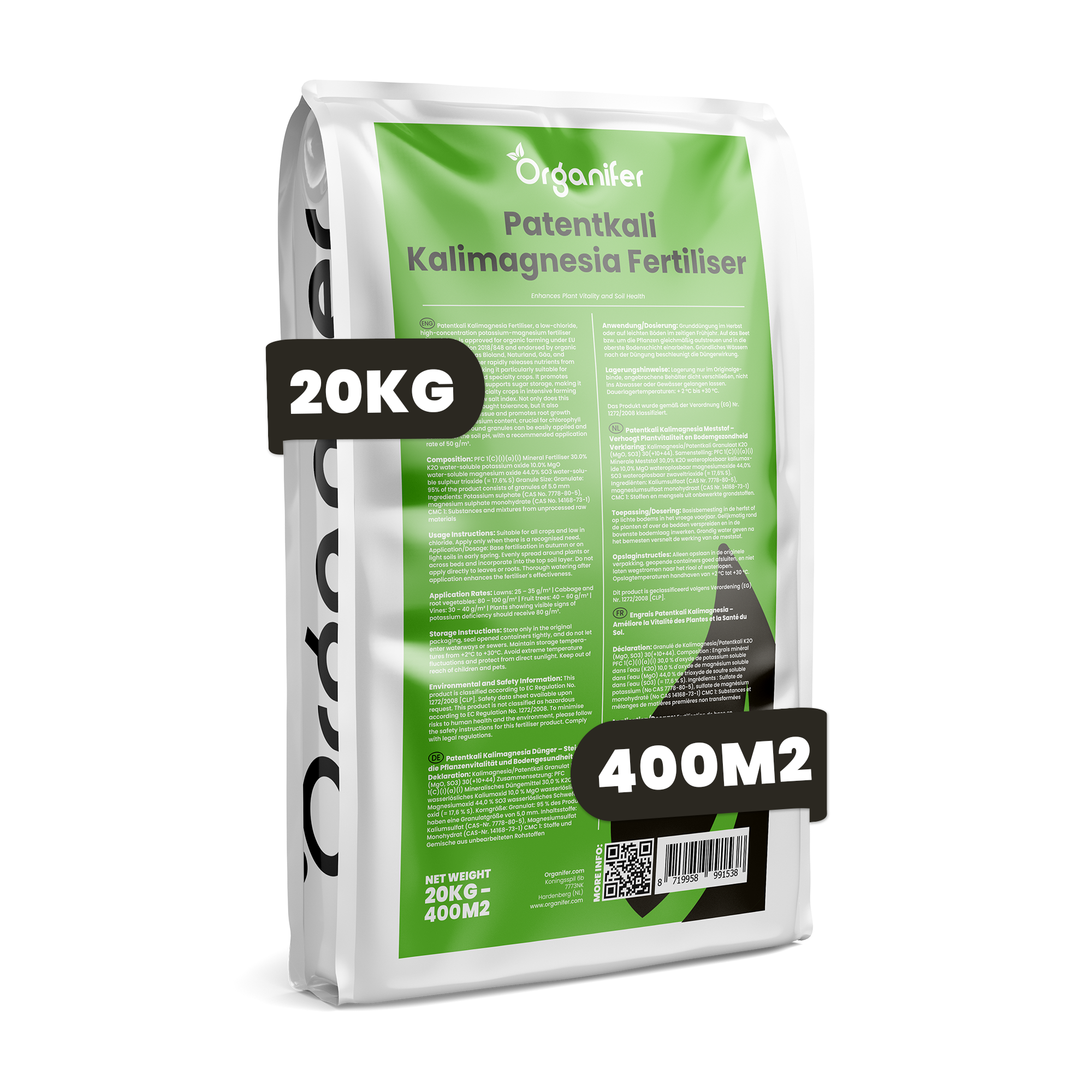 Patentkali Kalimagnesia Fertiliser 20 kg