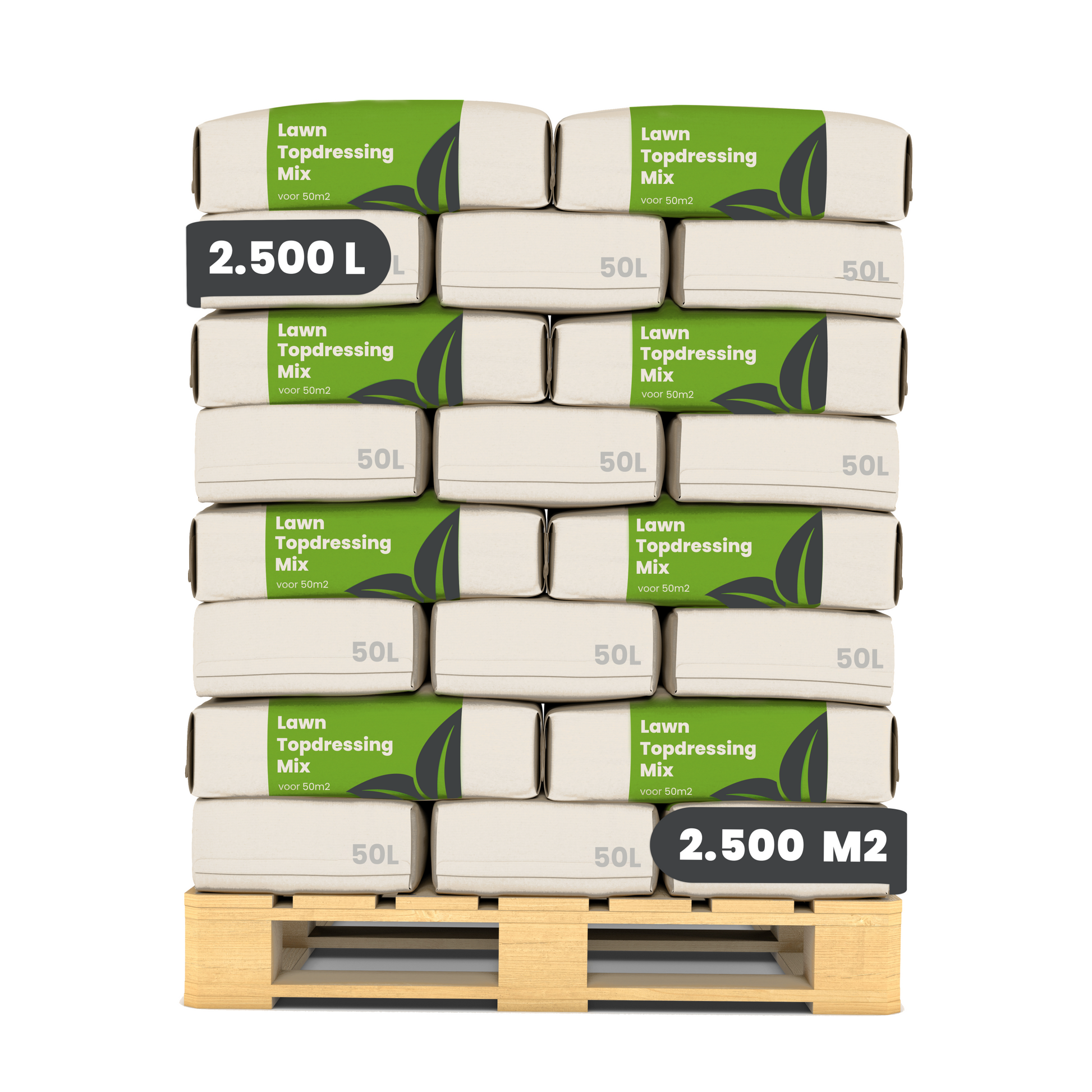 2500L topdressing labels