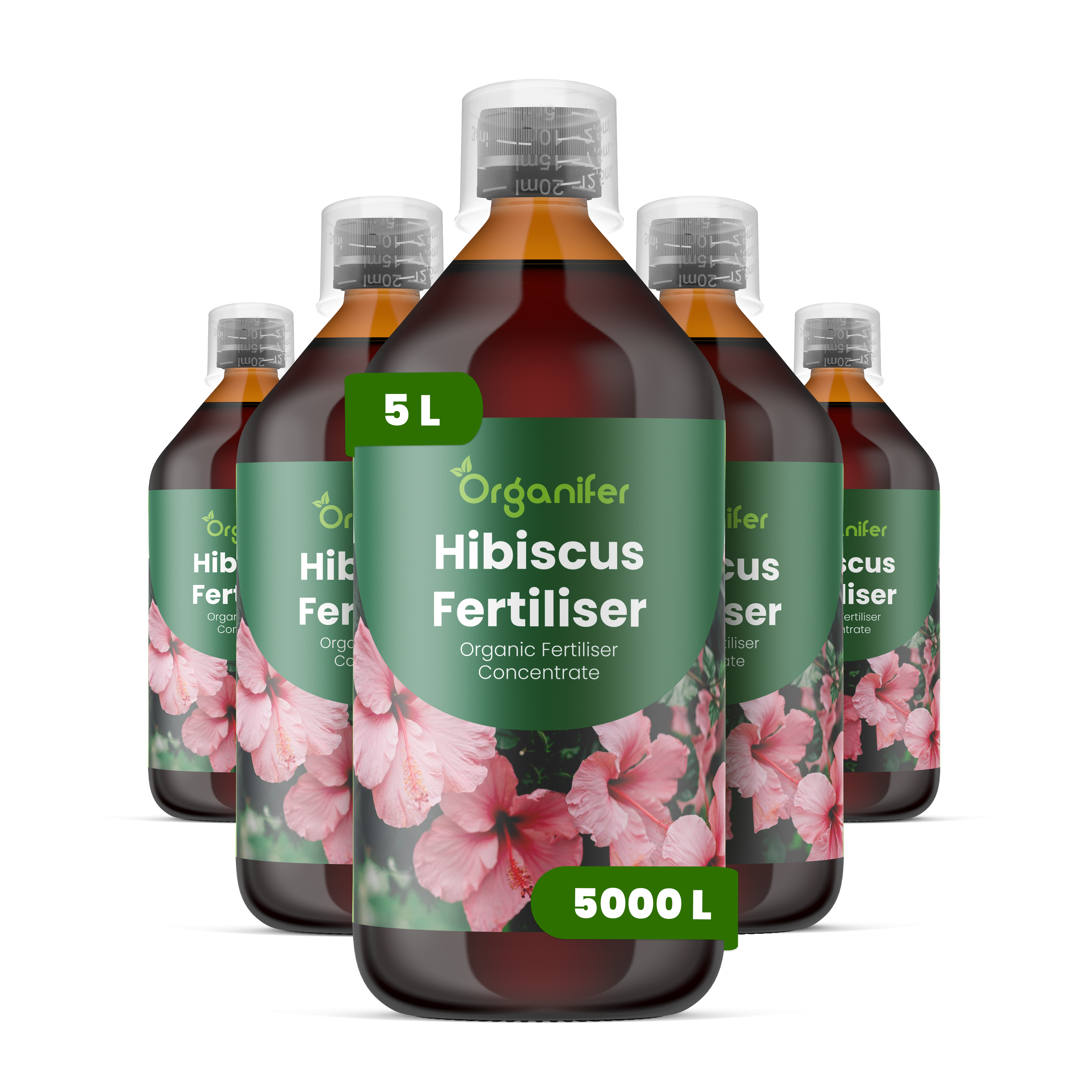 fertilizante líquido de hibisco - Juego de 5x1 litro