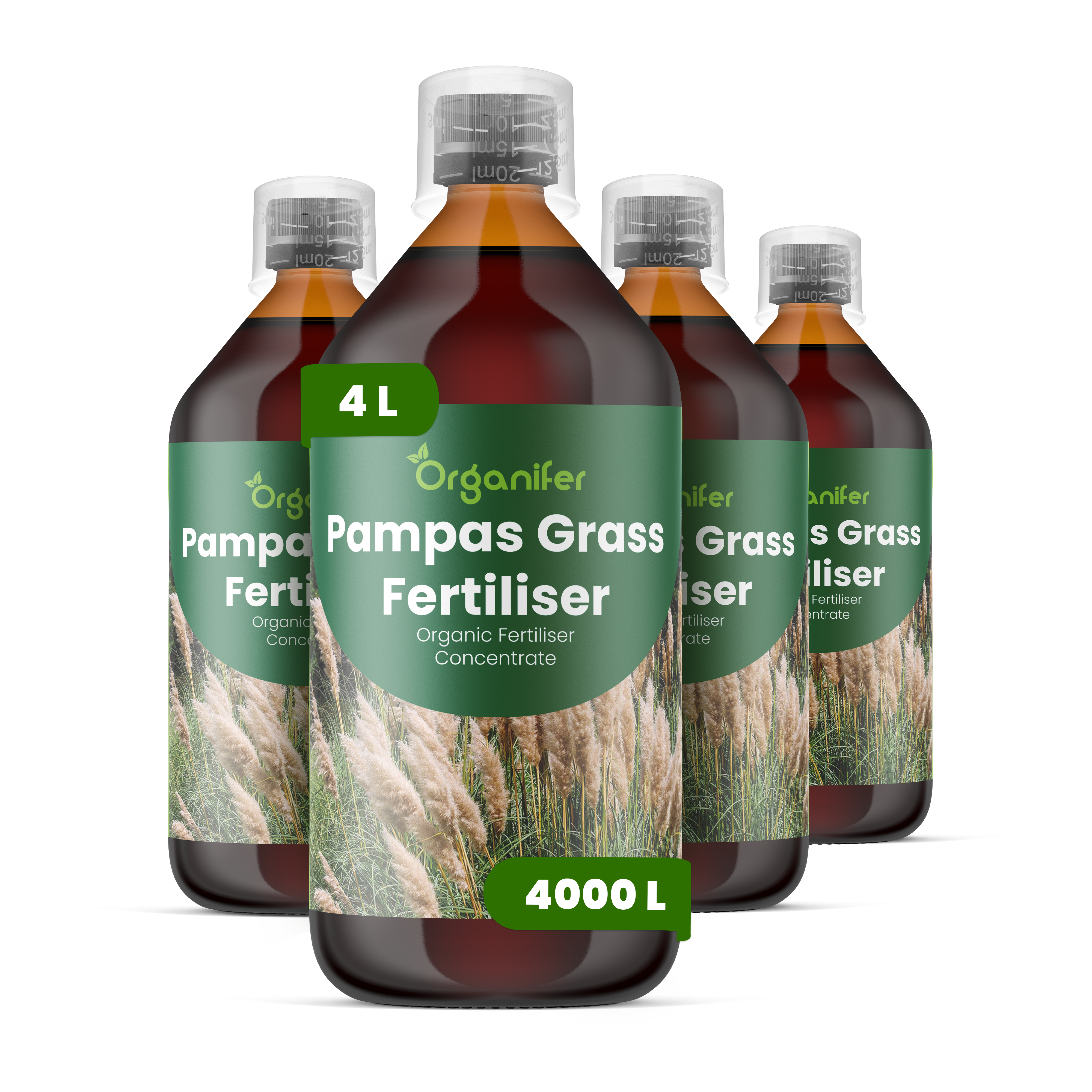 Fertilizzante liquido per erba della Pampas - Set 4x1 litro