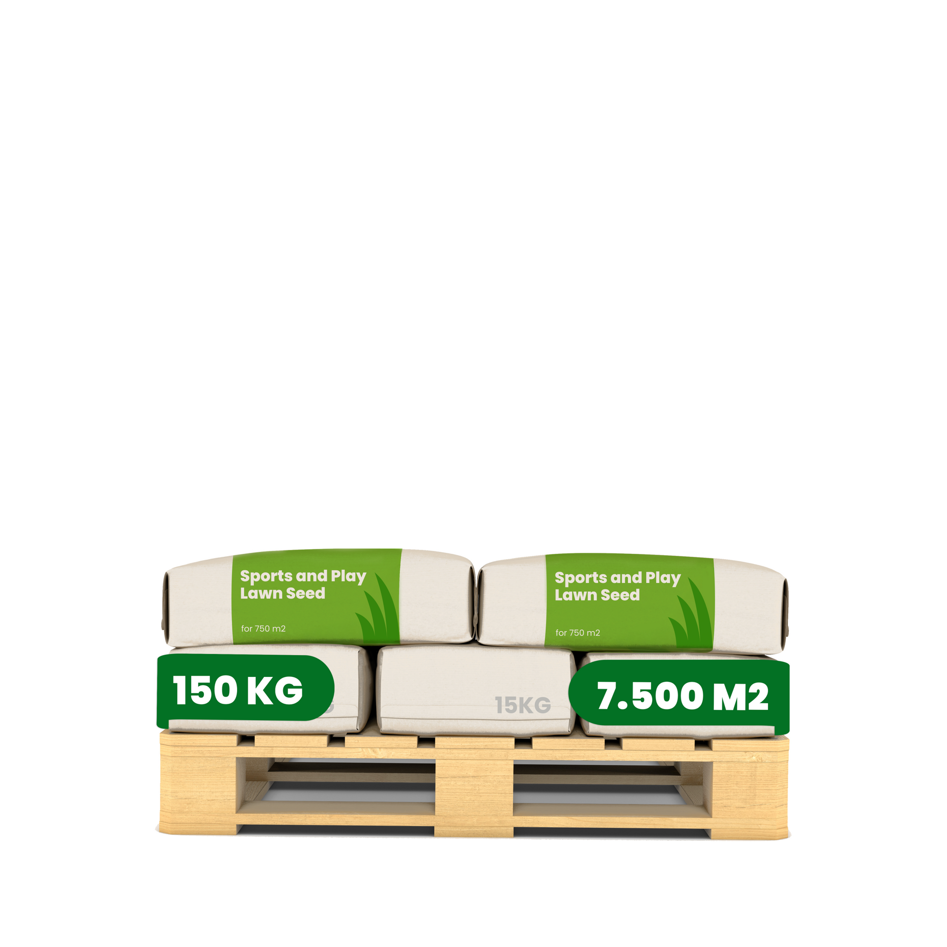 8719958990876 Sports and Play Lawn Seed (10x = 150 kg voor 7500 m2) labels