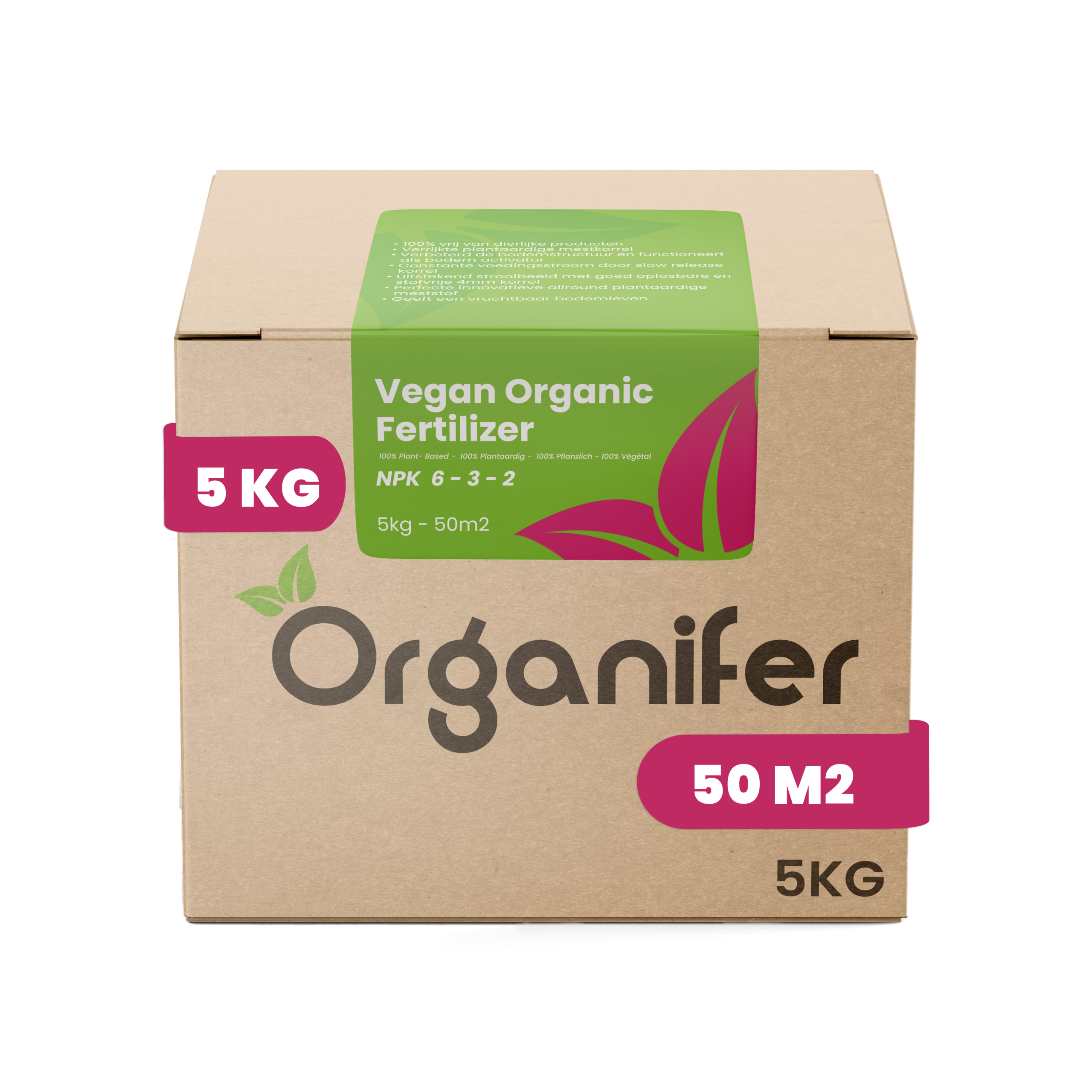 8719958999527 Vegan Plant-based Fertiliser (5 kg - for 50 m2) Labels