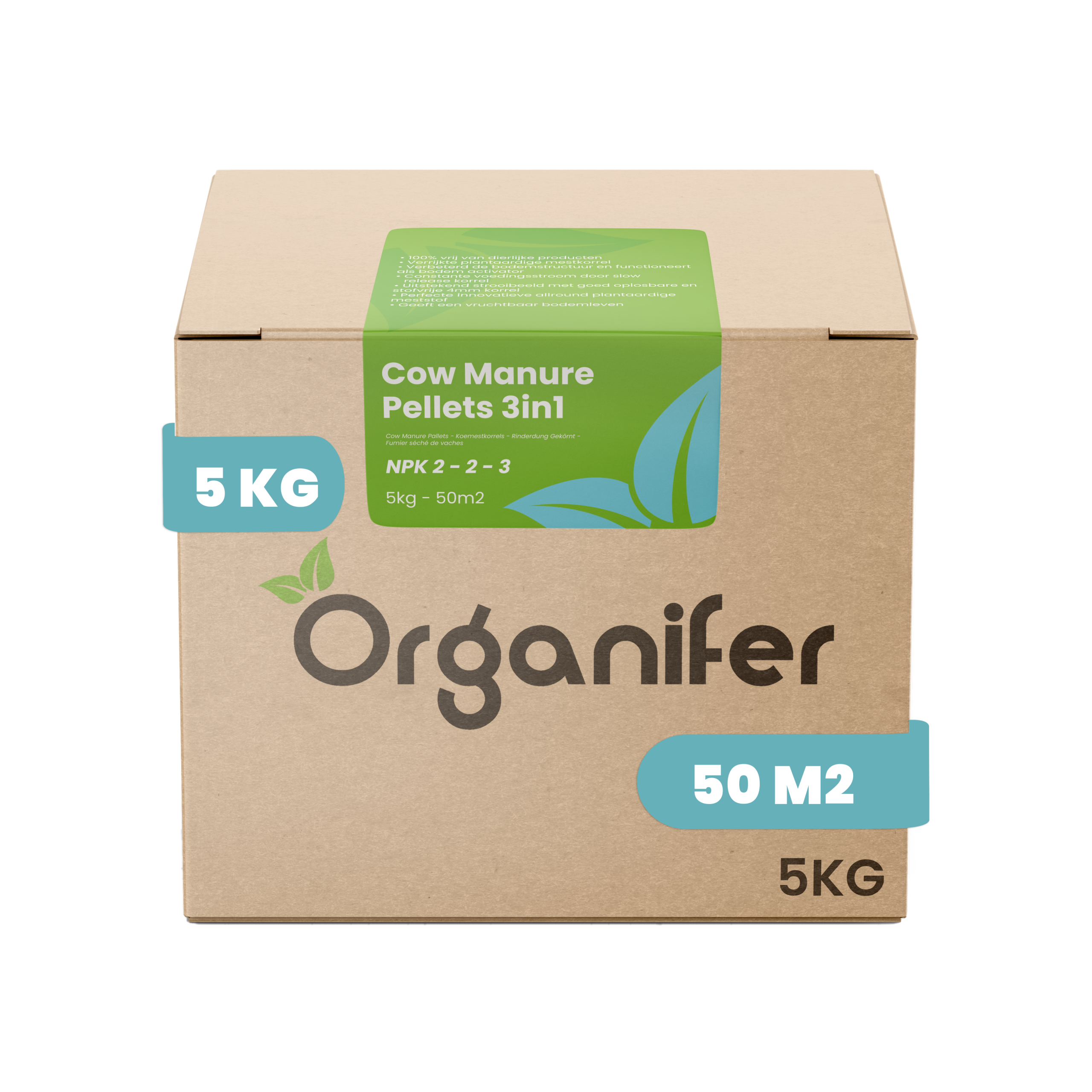 8719958999800 Cow Manure Pellets 3in1 (5 kg - for 50 m2) Labels