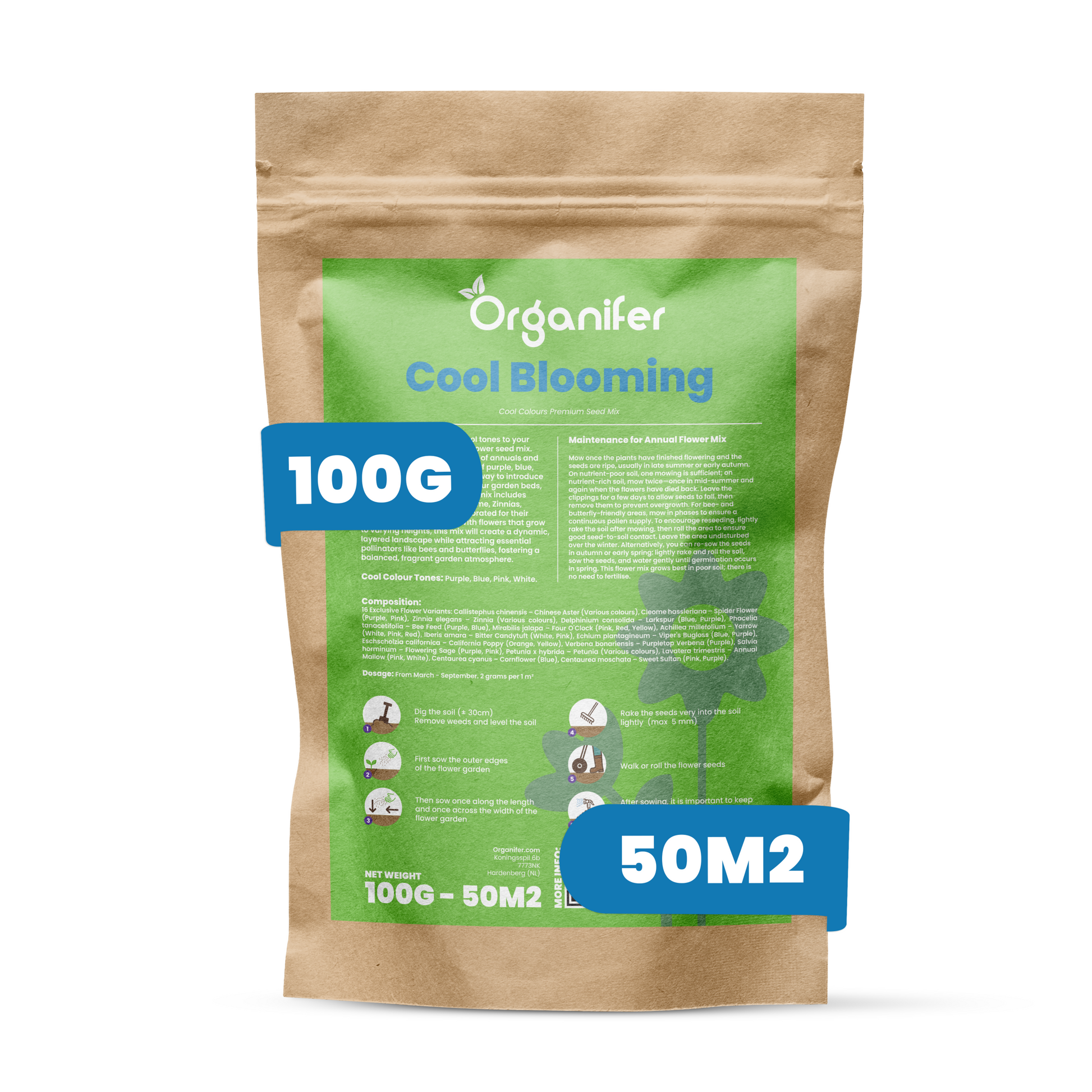 Cool Blooming Flower Seed Mix 100 g