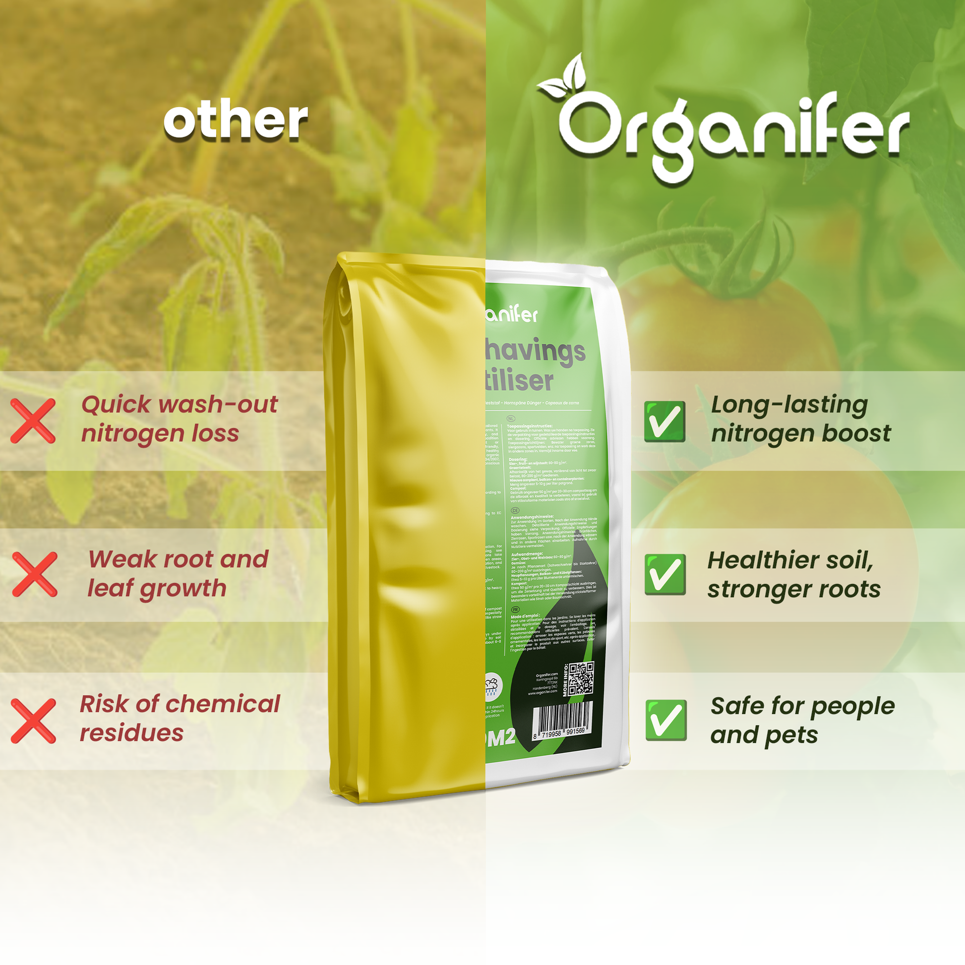 Horn Shavings 1-6 mm Organic Nitrogen Fertiliser Compare