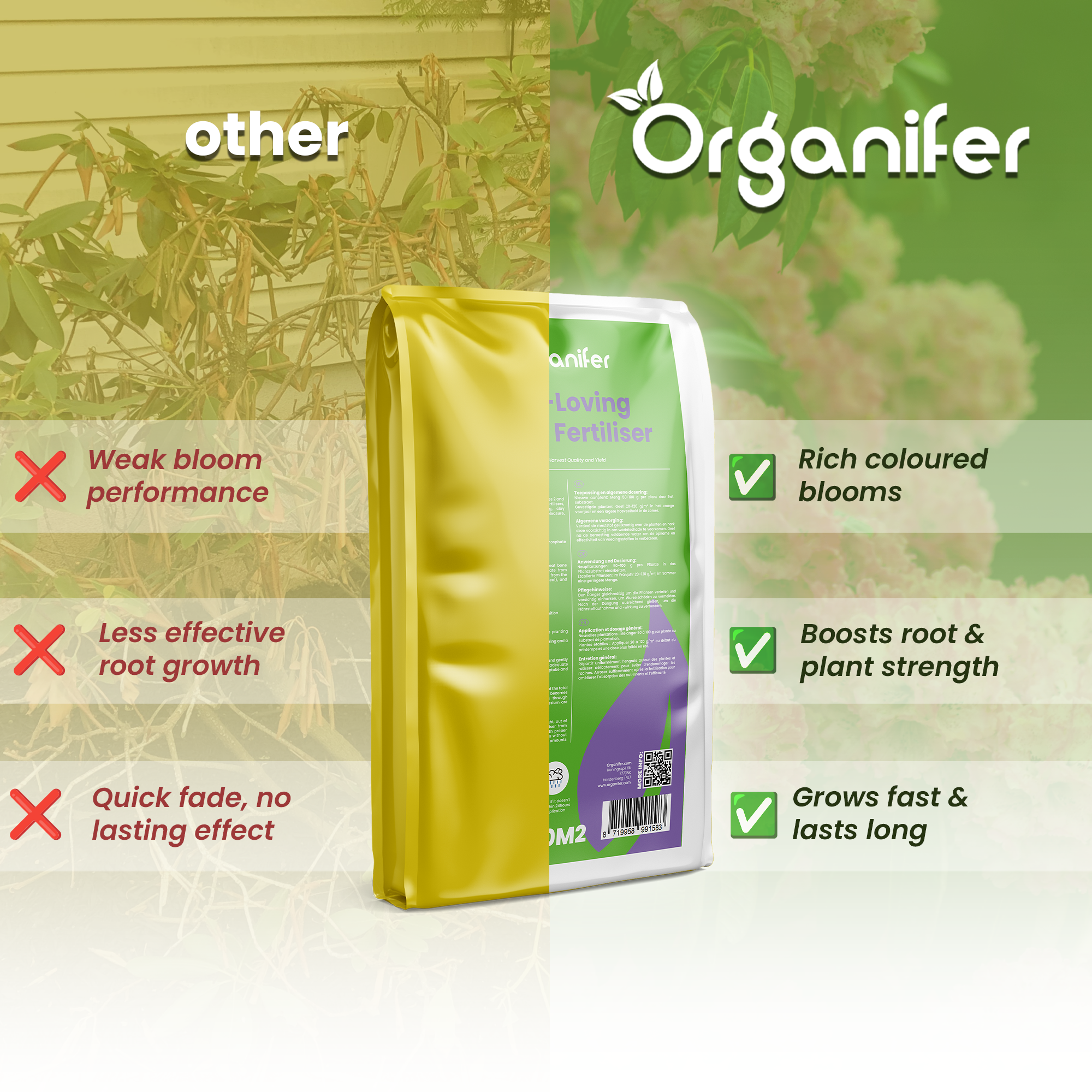 Rhododendron, Hortensia, Azalea & More Acid-Loving Plant Fertiliser All-In-One compare