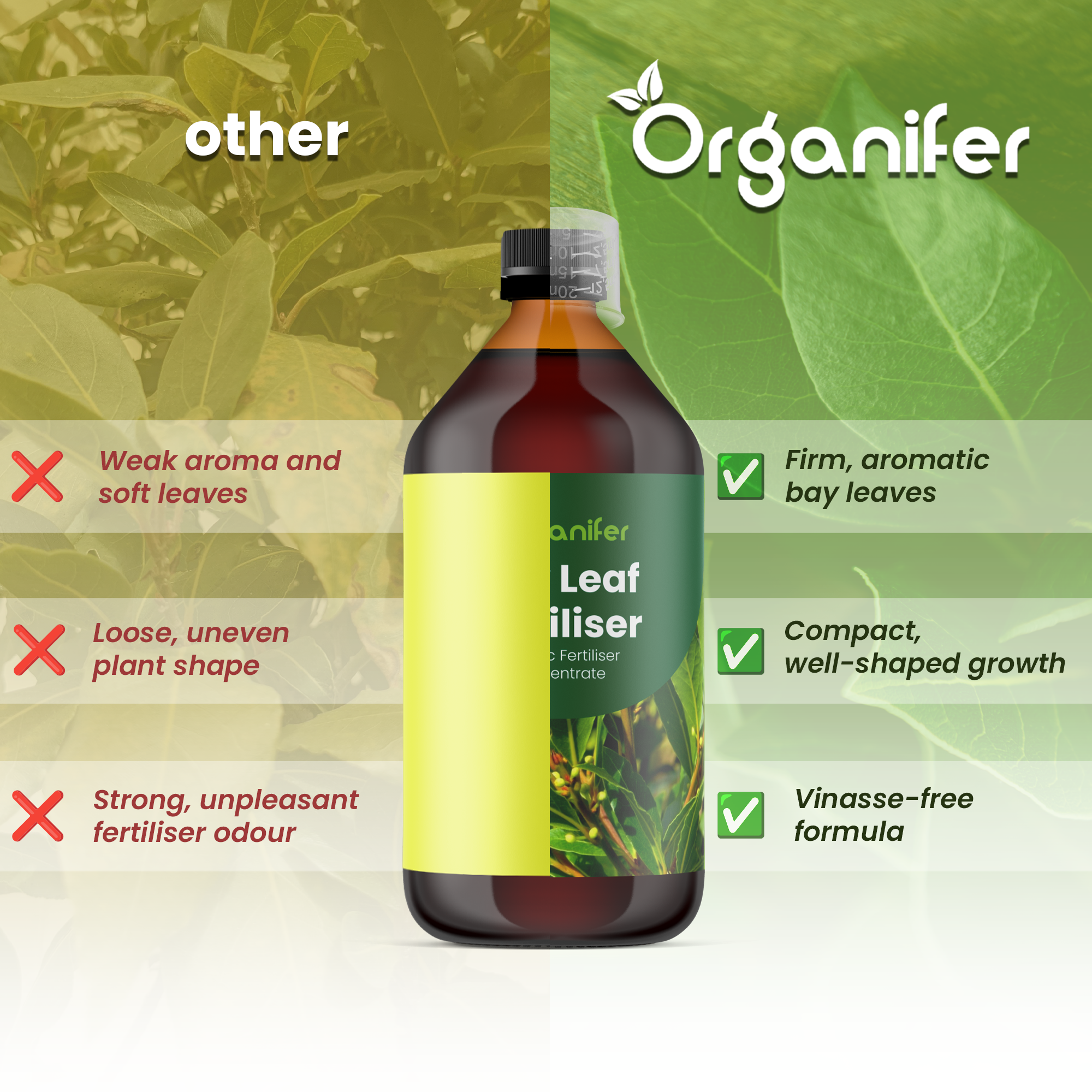 Bay leaf Liquid Fertiliser Comparison