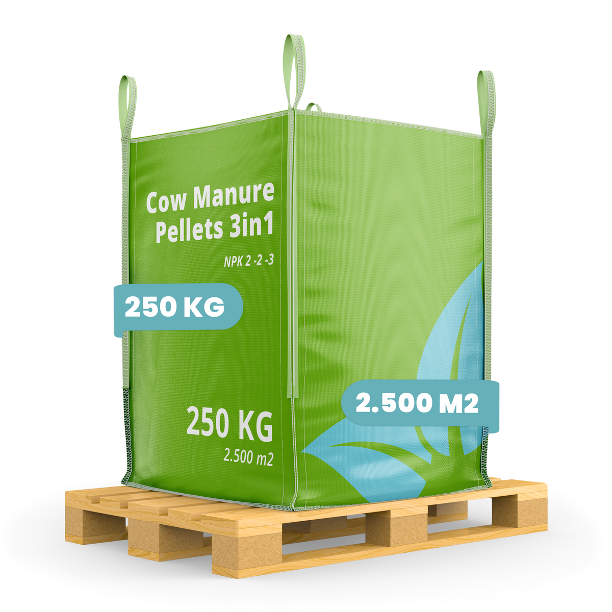 8719958213852 Cow Manure Pellets 3in1 (Big Bag 250 kg - for 2.500 m2) Labels