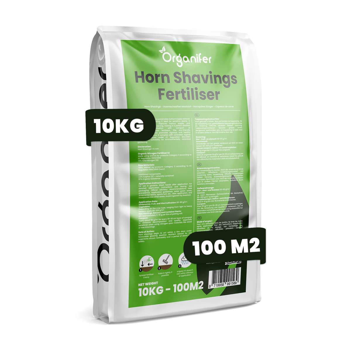 10kg Horn Shavings 8719958992726 labels