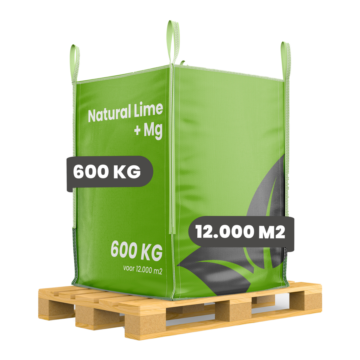 8719958999275 Lime Fertiliser with Magnesium (Big Bag 600 kg - for 12.000 m2) Labels