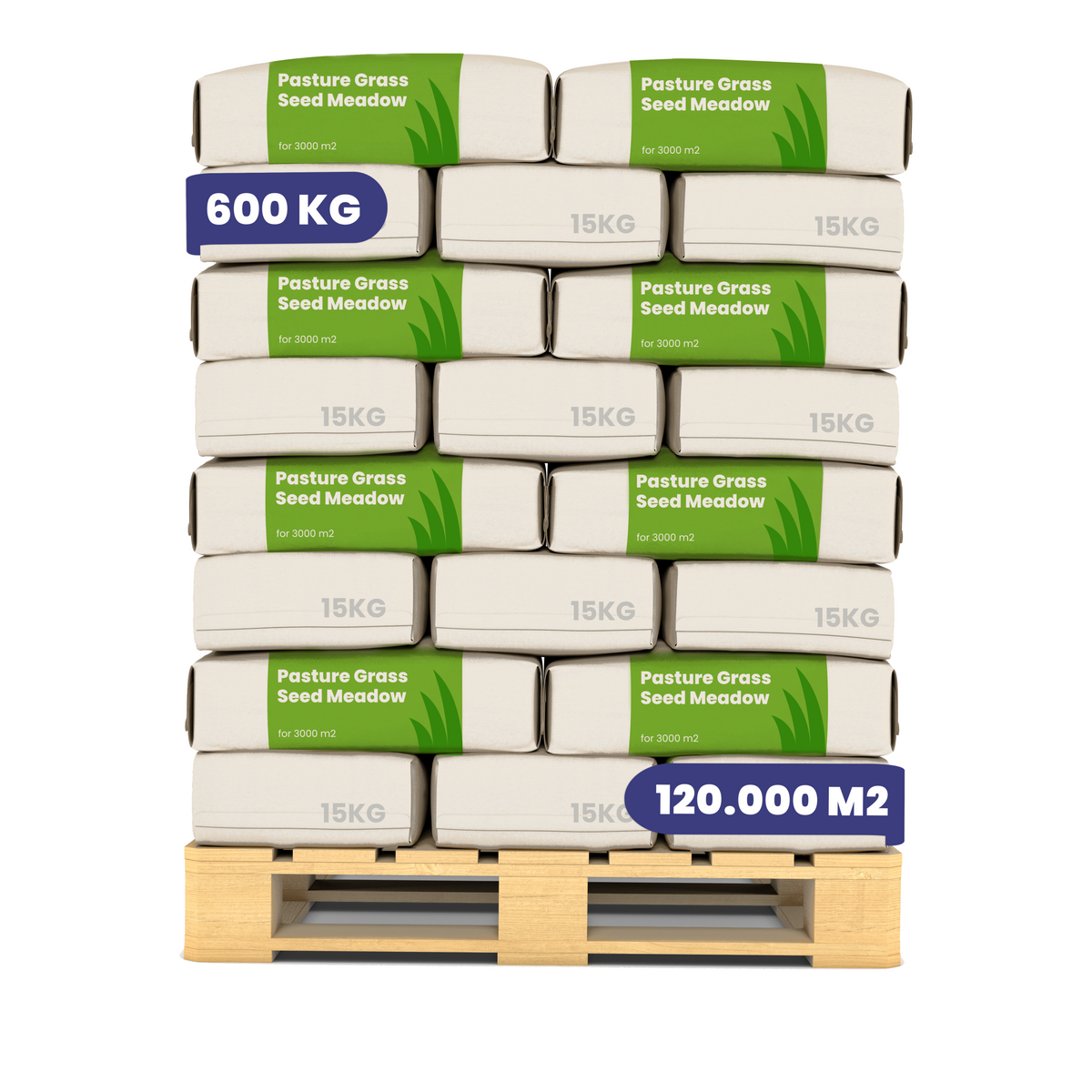 600 kg 8719958991354 Pasture Grass Seed Meadow labels