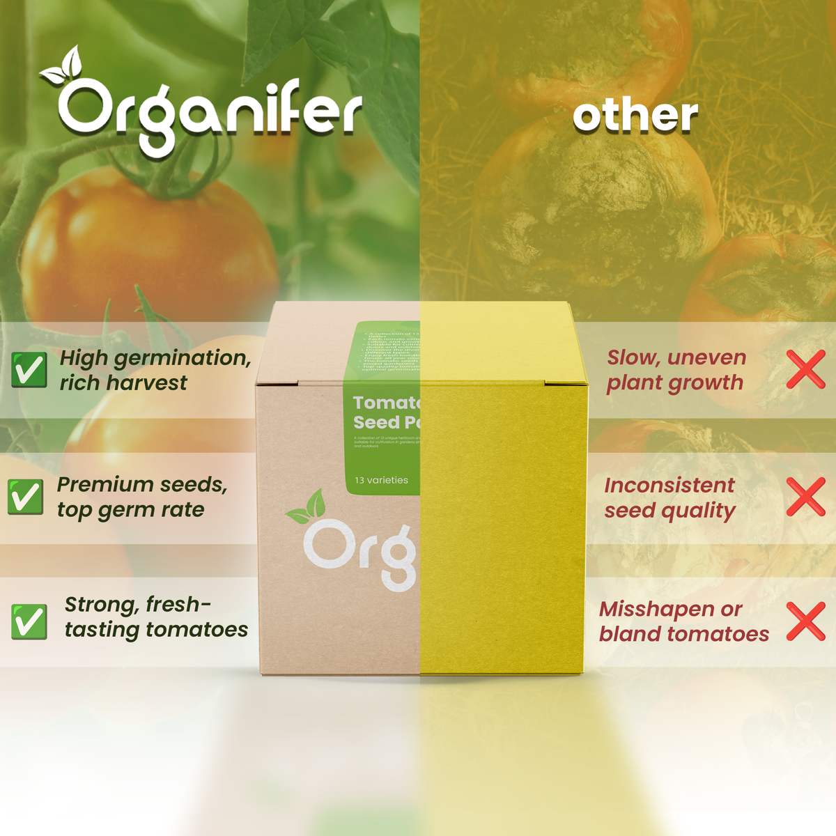 Tomato Seed Pack – comparison